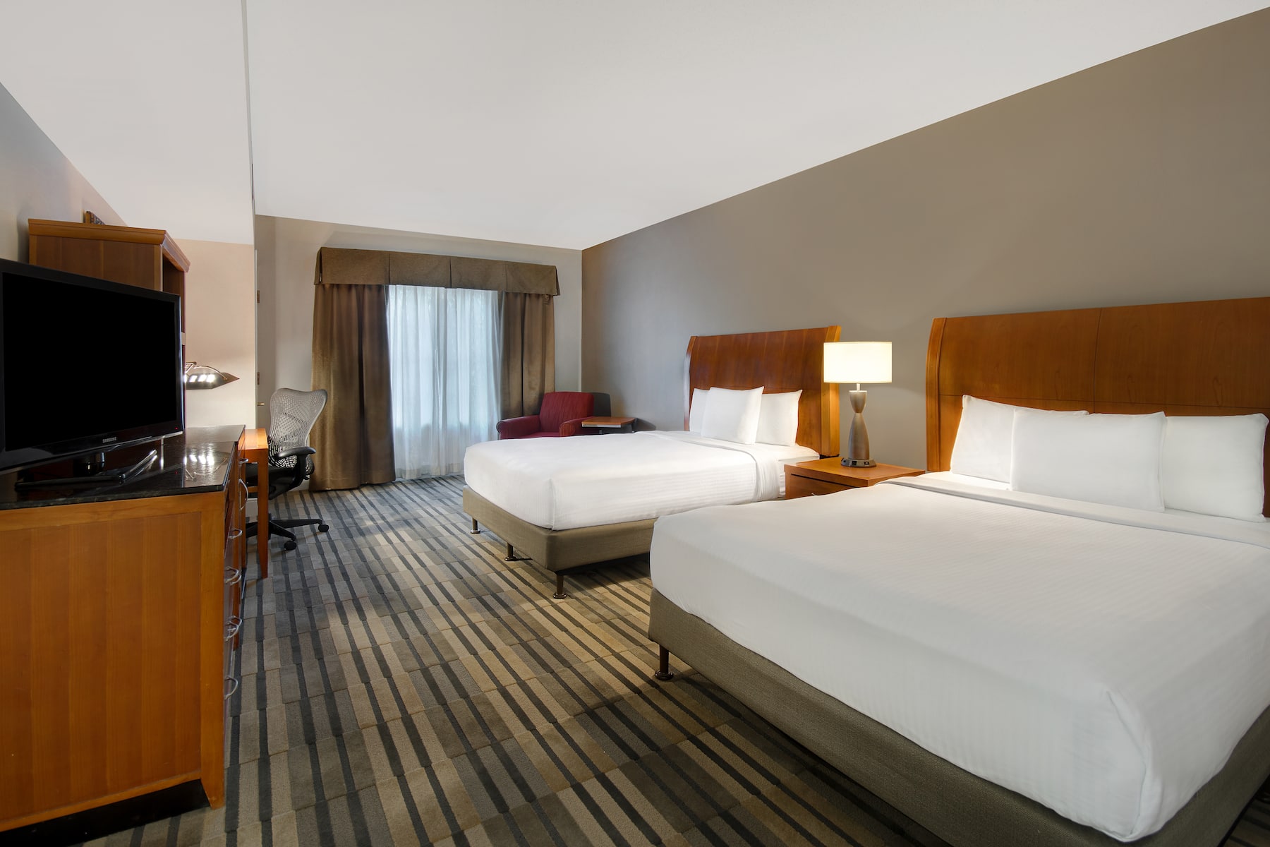 Guest room at the Cypress Bend Resort, a Wyndham Hotel in Many, Louisiana