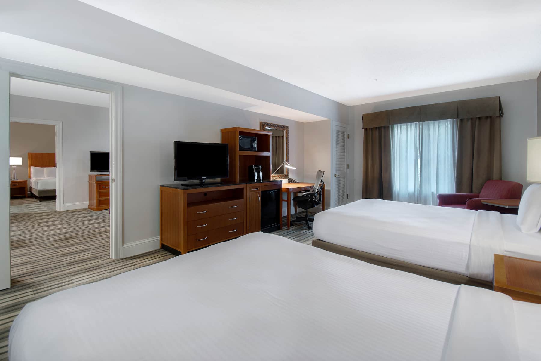 Guest room at the Cypress Bend Resort, a Wyndham Hotel in Many, Louisiana
