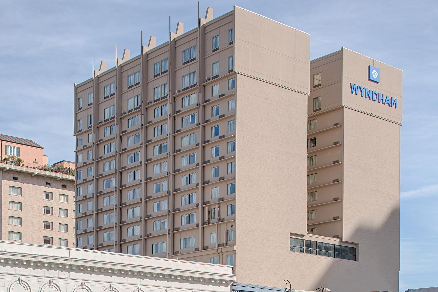 Exterior of Wyndham New Orleans - French Quarter hotel in New Orleans, Louisiana