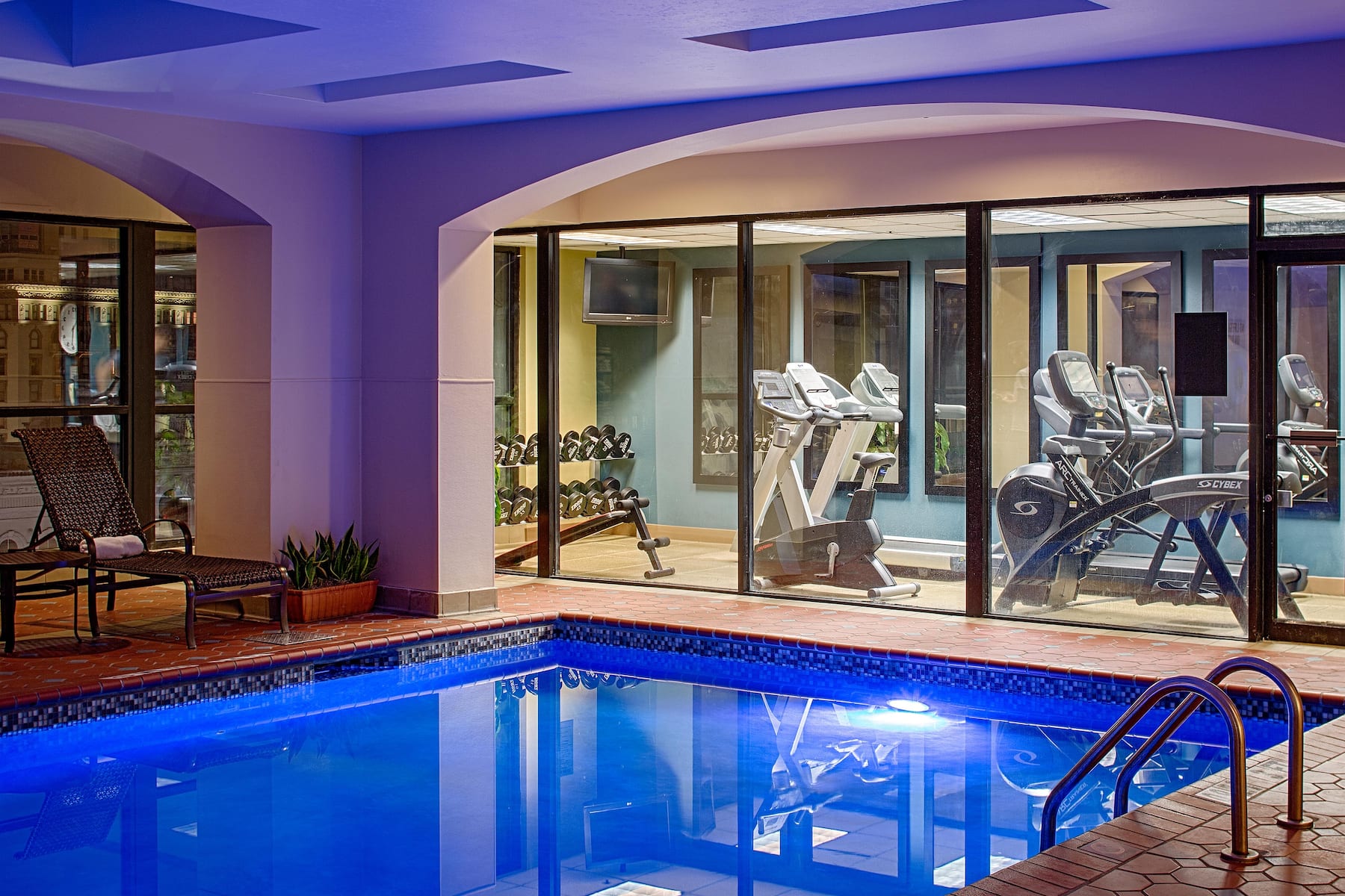 Fitness room at Wyndham New Orleans - French Quarter in New Orleans, Louisiana