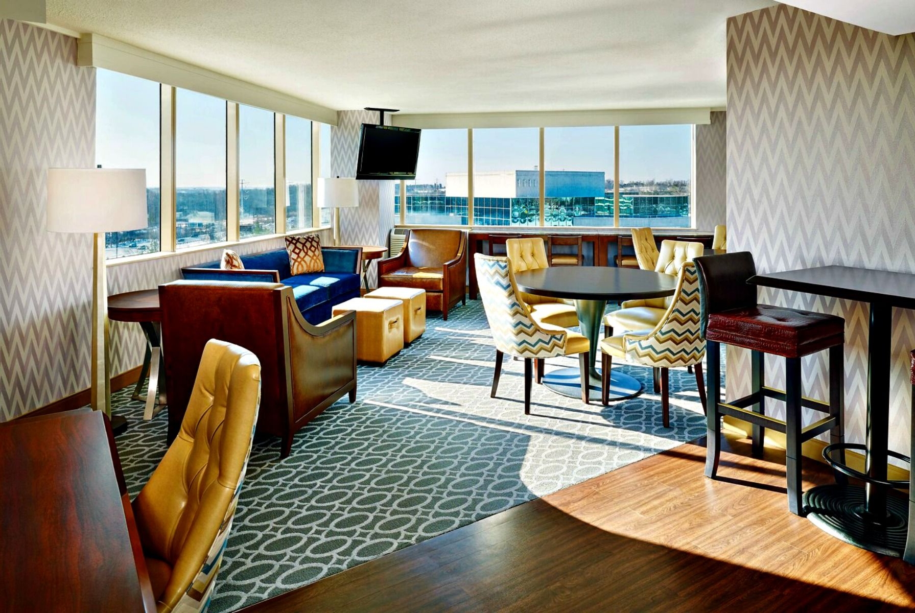 Bar feature at Wyndham College Park North / Washington DC Area in Beltsville, Maryland