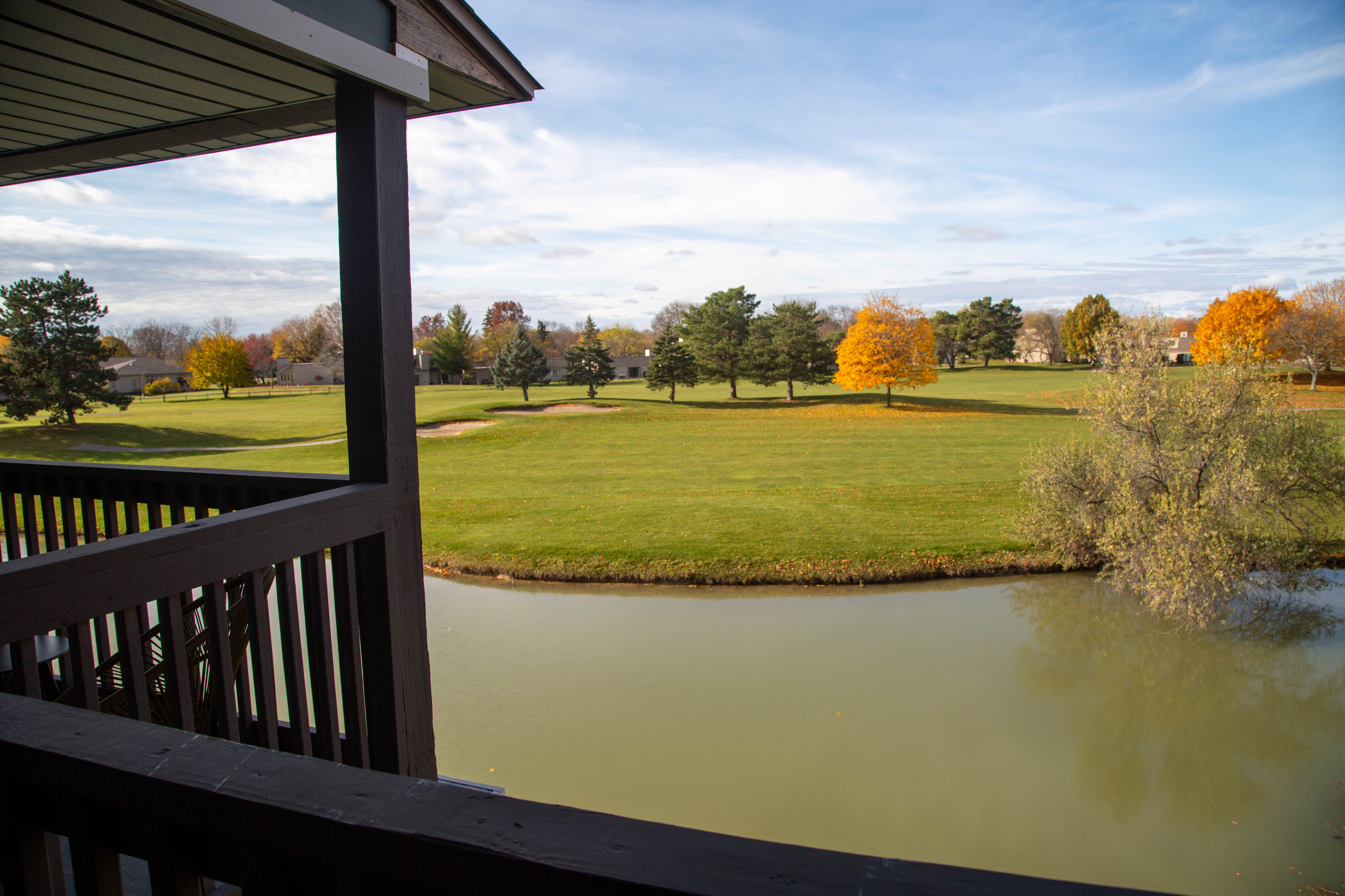 Guest room at the Bay Valley Resort in Bay City, Michigan