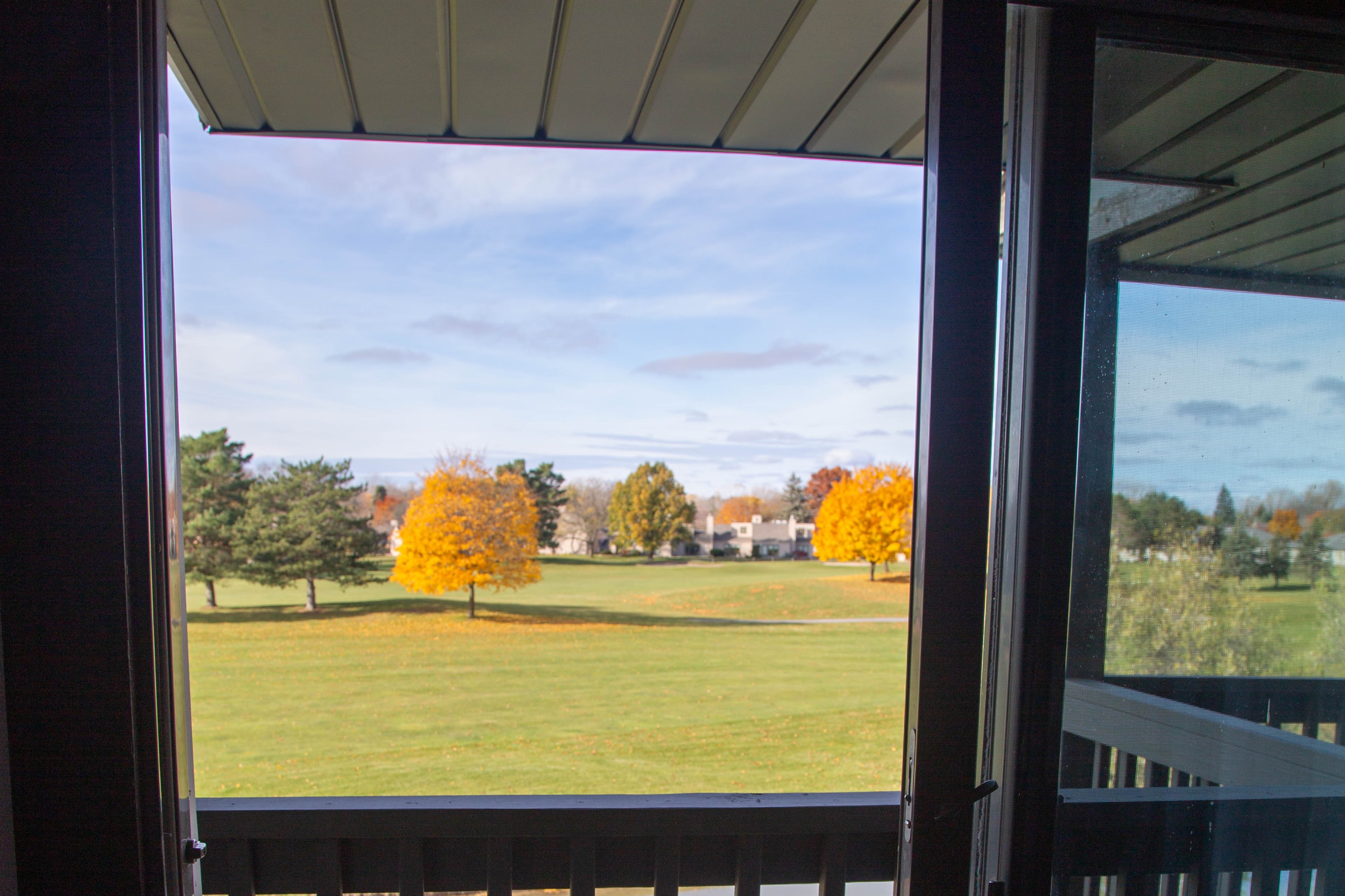 Guest room at the Bay Valley Resort in Bay City, Michigan