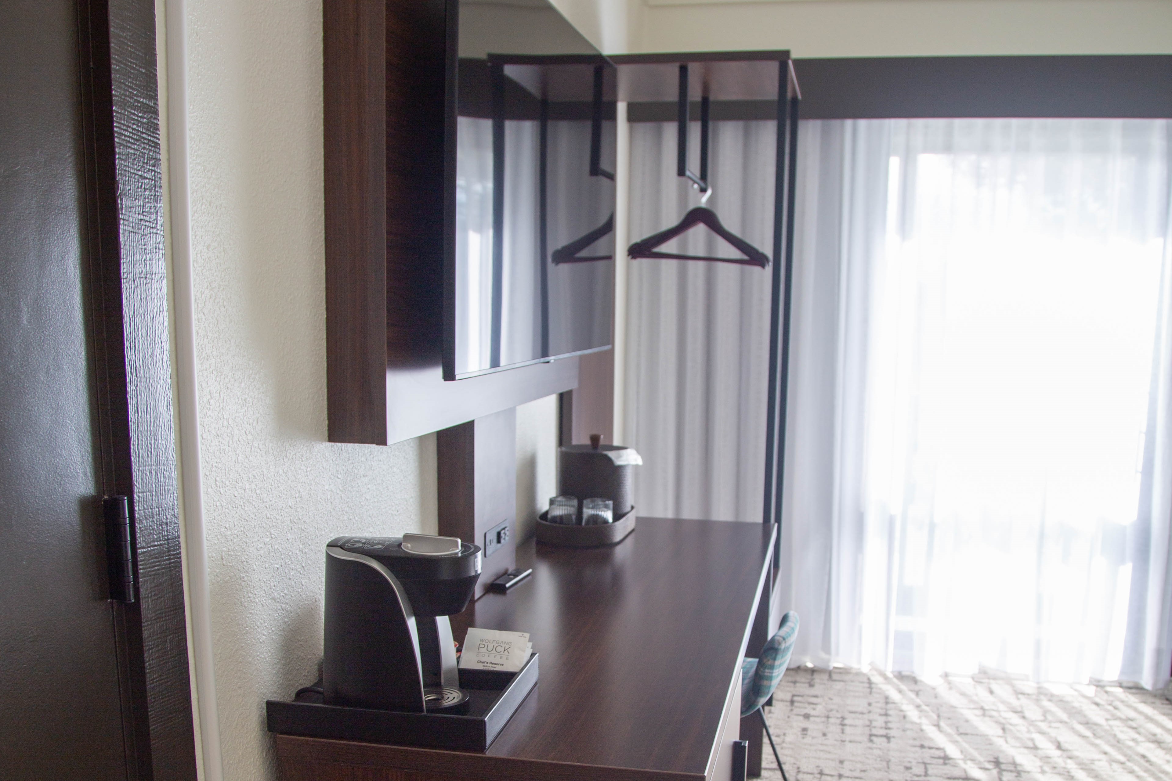 Guest room at the Bay Valley Resort in Bay City, Michigan