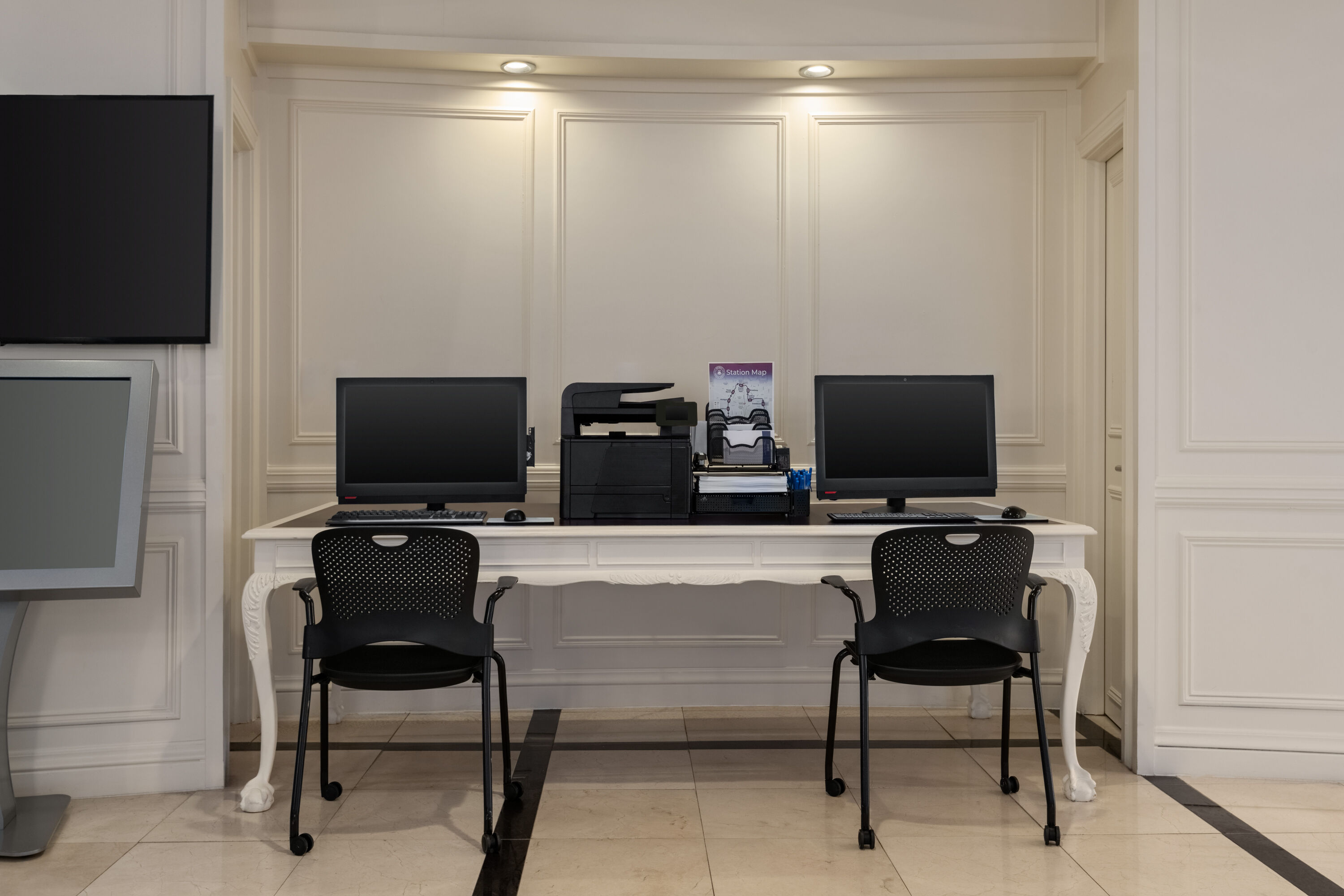 Meeting room at Fort Pontchartrain Detroit, a Wyndham Hotel in Detroit, Michigan