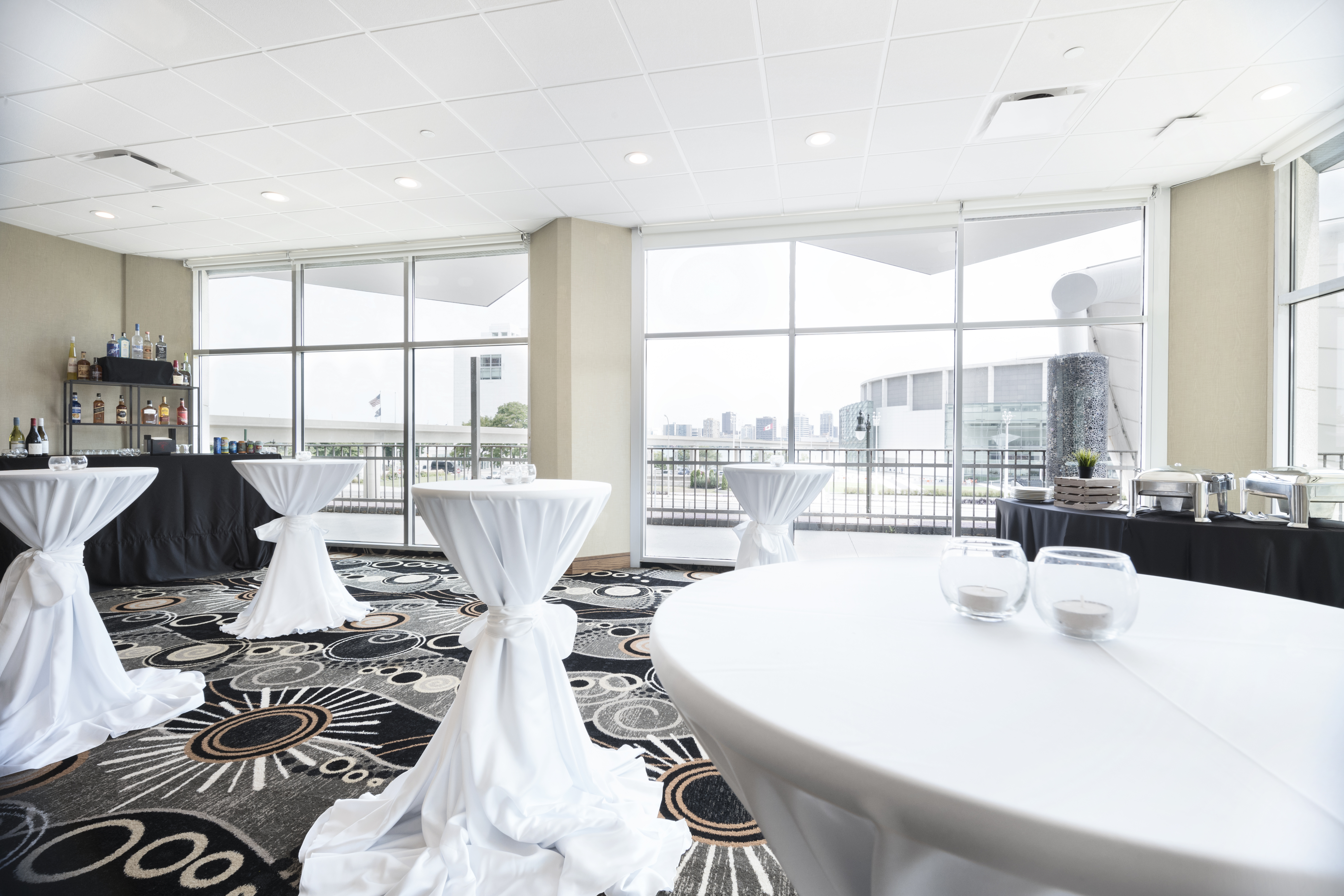 Meeting room at Fort Pontchartrain Detroit, a Wyndham Hotel in Detroit, Michigan