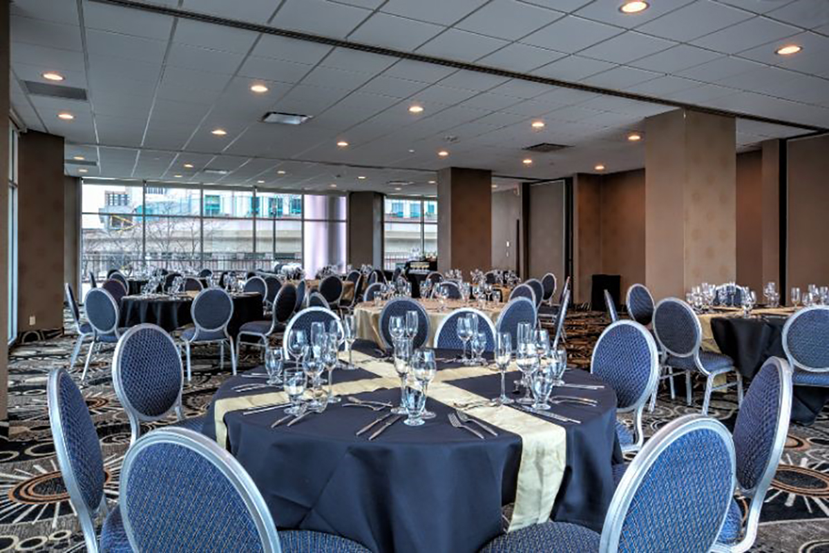 Meeting room at Fort Pontchartrain Detroit, a Wyndham Hotel in Detroit, Michigan
