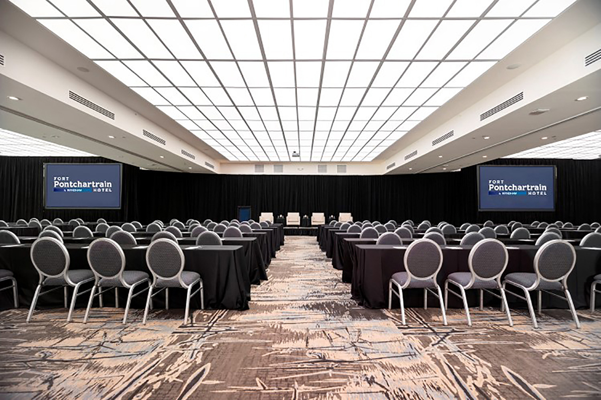 Meeting room at Fort Pontchartrain Detroit, a Wyndham Hotel in Detroit, Michigan