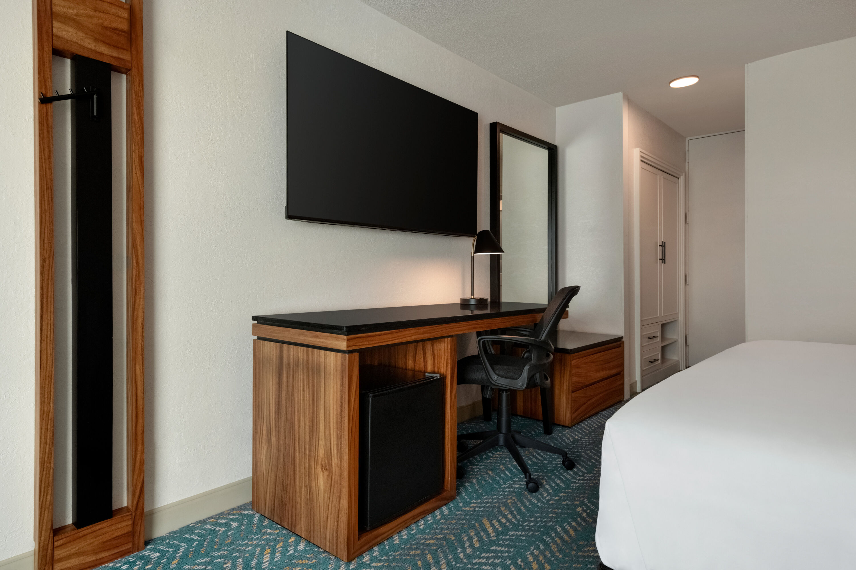 Guest room feature at the Fort Pontchartrain Detroit, a Wyndham Hotel in Detroit, Michigan