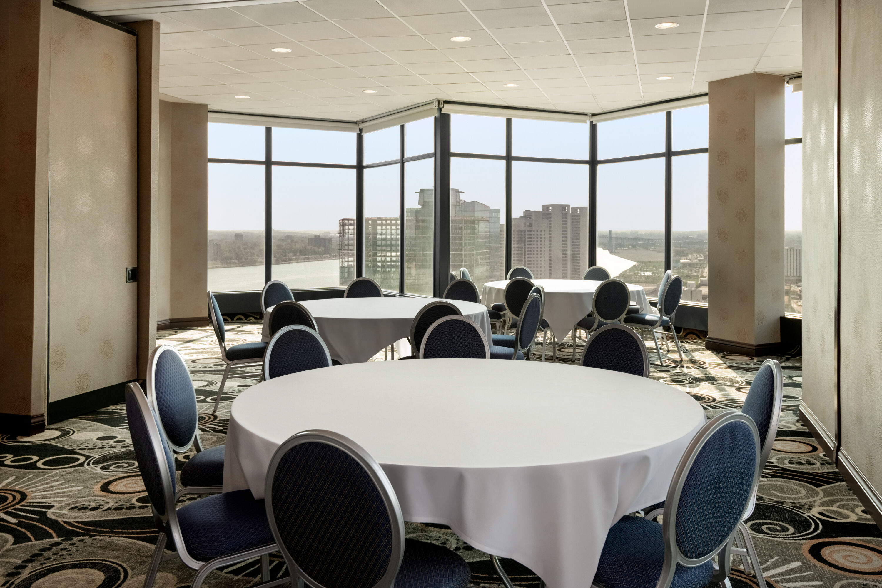 Meeting room at Fort Pontchartrain Detroit, a Wyndham Hotel in Detroit, Michigan