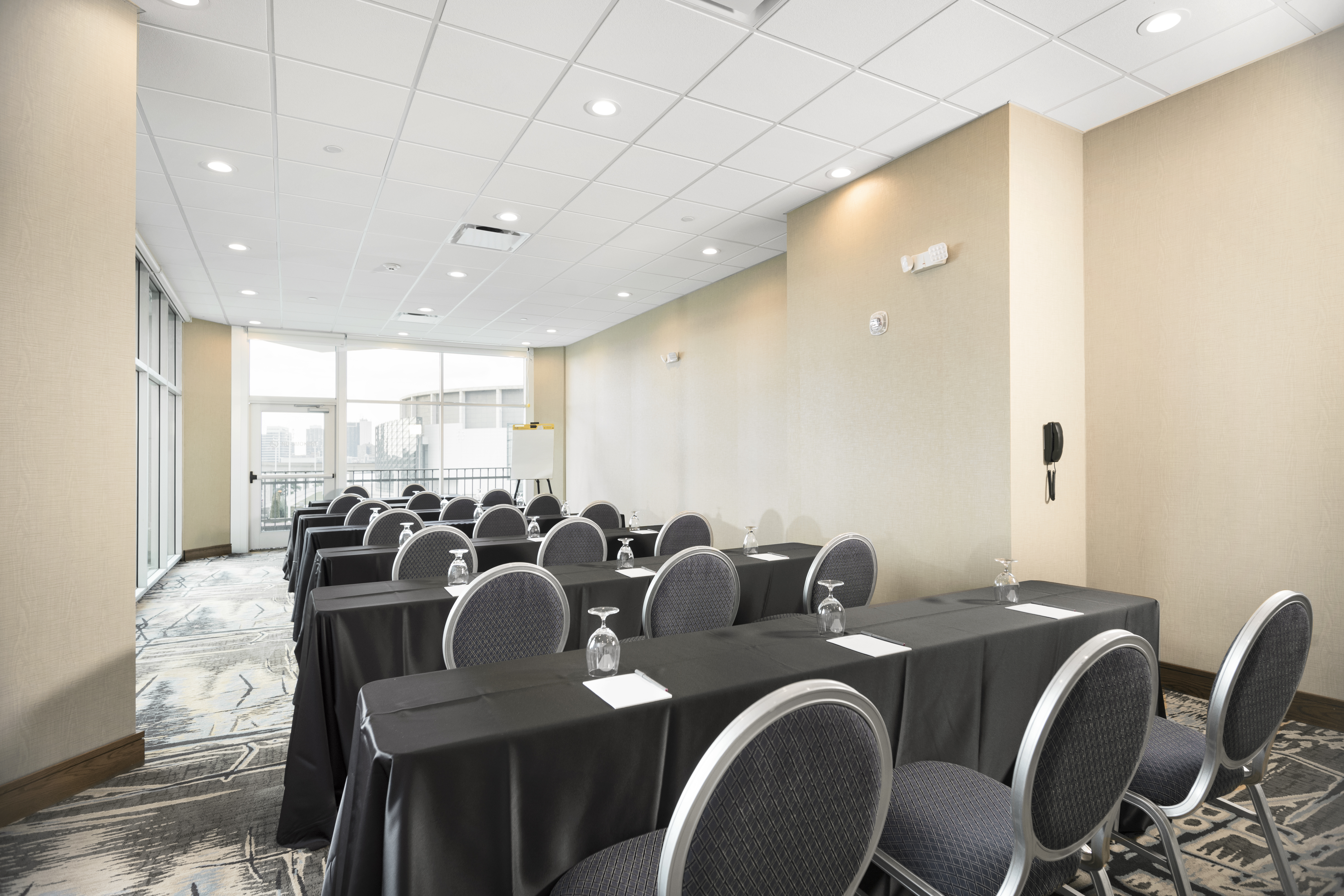 Meeting room at Fort Pontchartrain Detroit, a Wyndham Hotel in Detroit, Michigan