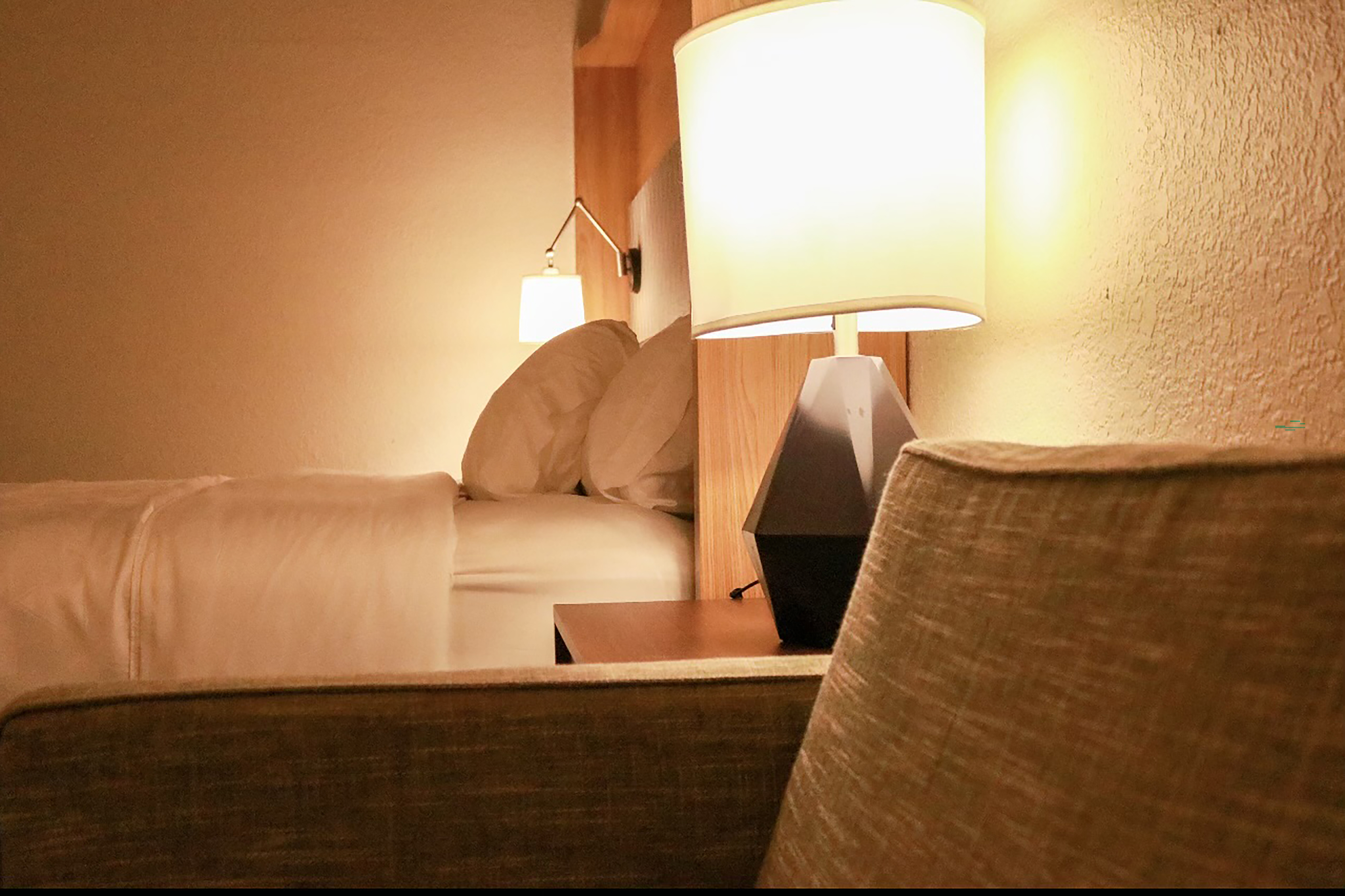 Guest room at the Wyndham Flint MI/Grand Blanc/Bishop Airport/Conference Ctr in Flint, Michigan