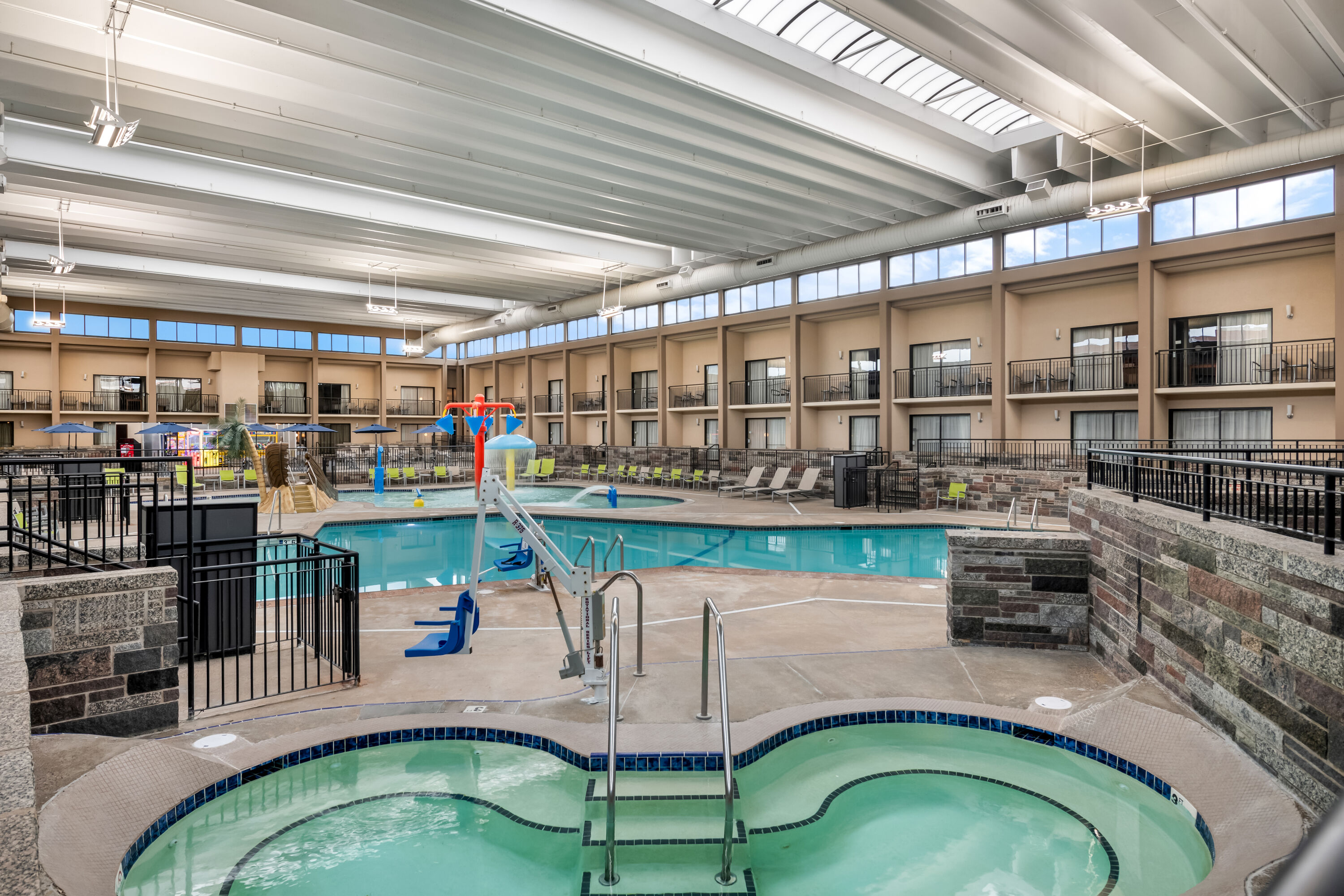 Indoor pool at the Wyndham Bloomington - Mall of America in Bloomington, Minnesota