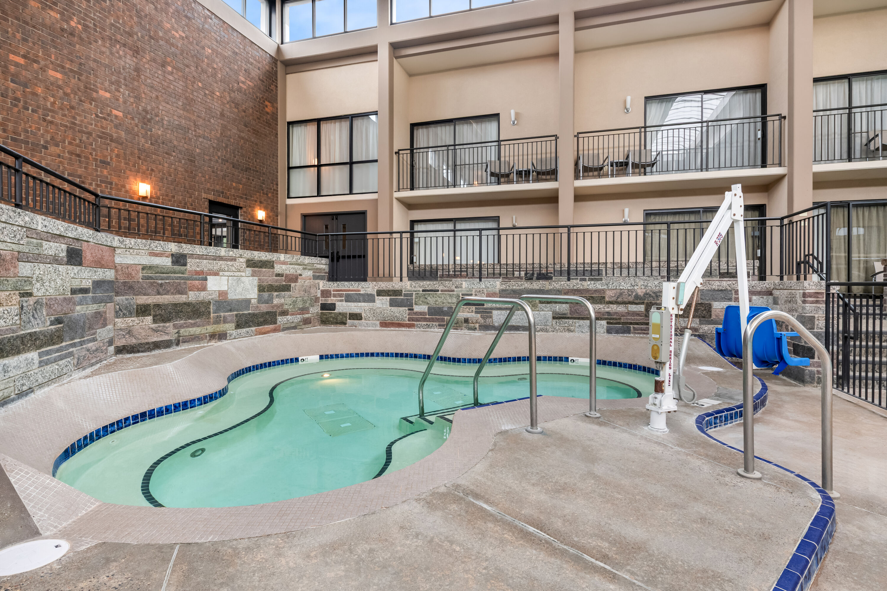 Indoor pool at the Wyndham Bloomington - Mall of America in Bloomington, Minnesota