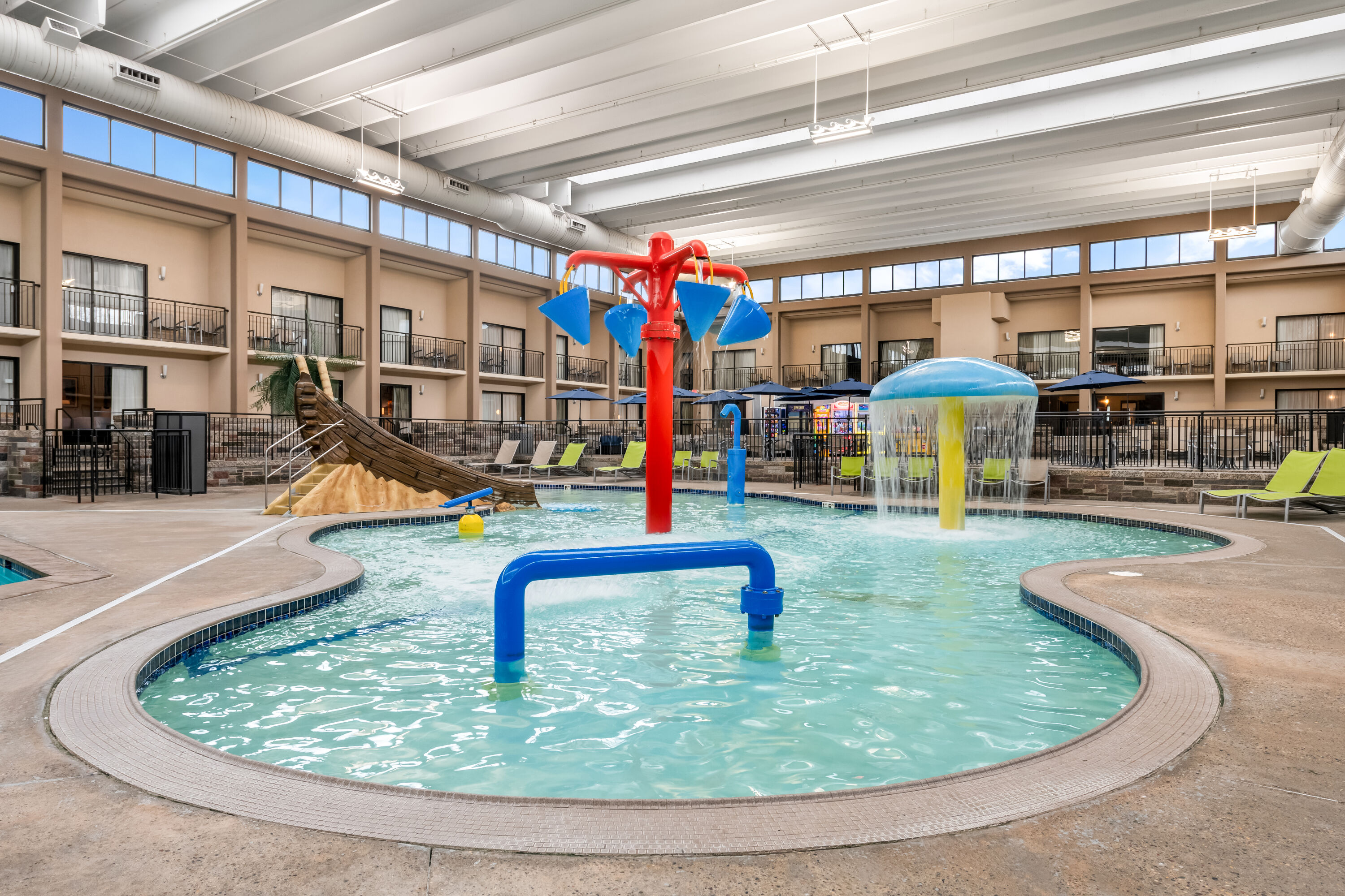 Indoor pool at the Wyndham Bloomington - Mall of America in Bloomington, Minnesota