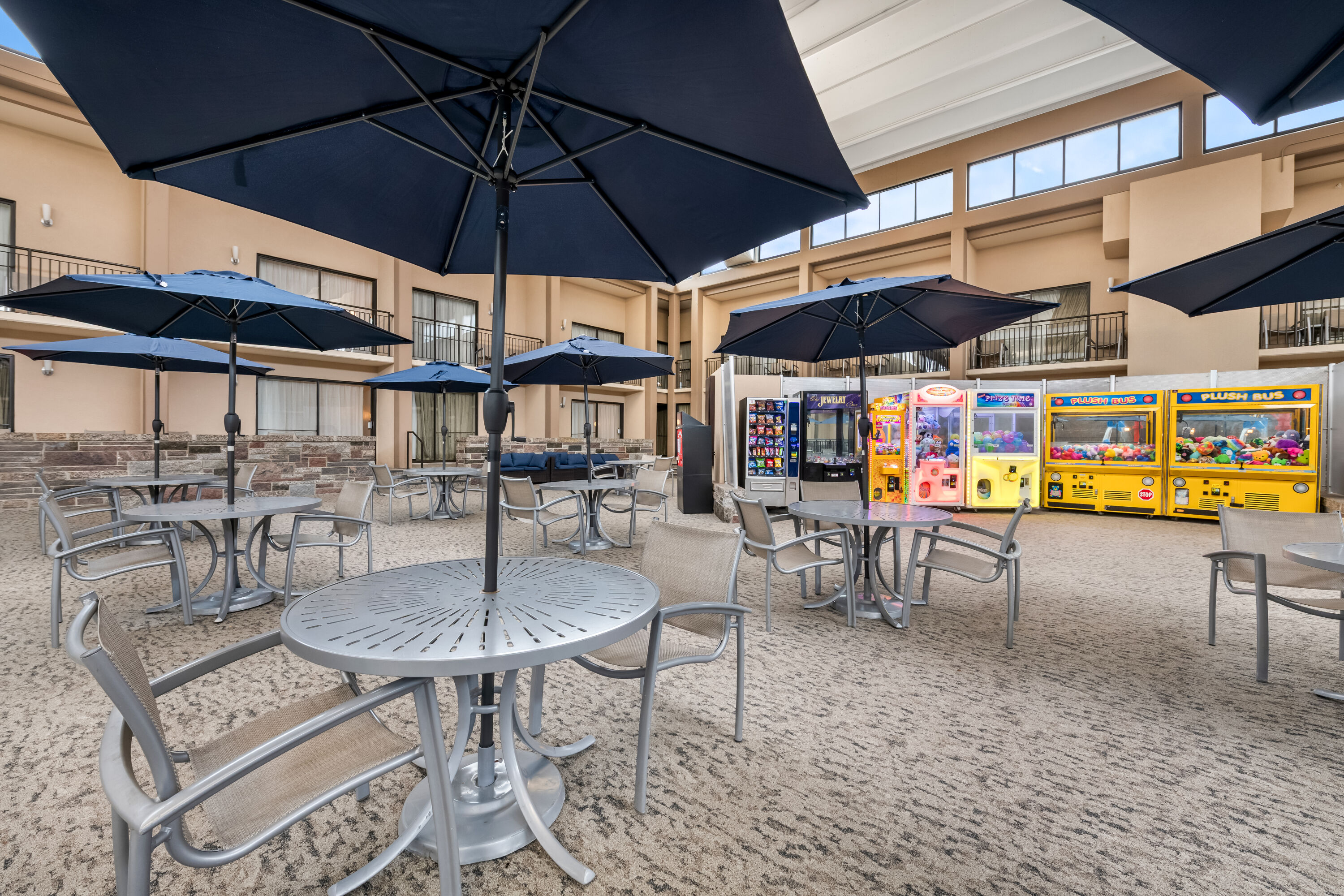 Guest room patio at the Wyndham Bloomington - Mall of America in Bloomington, Minnesota