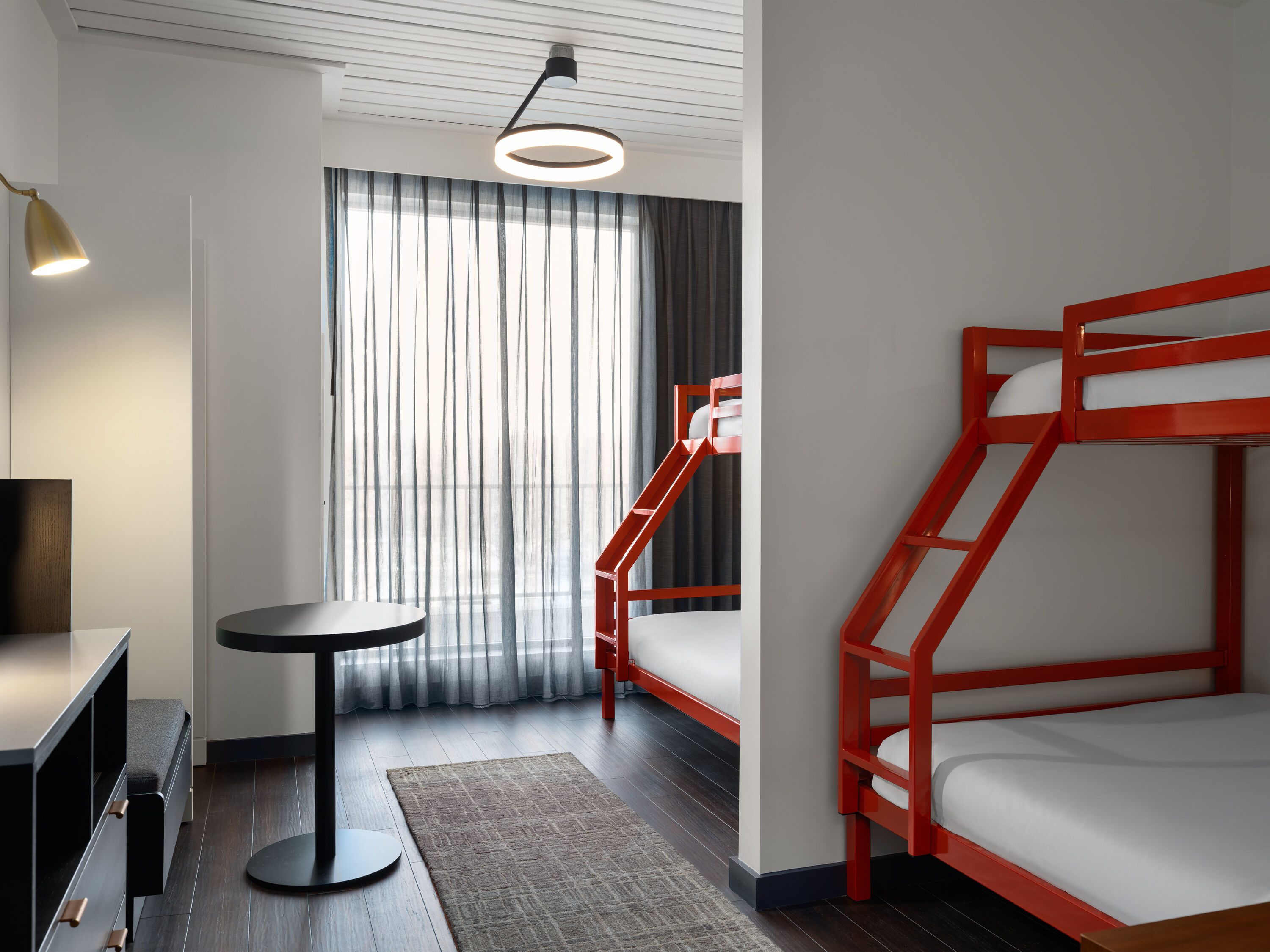 Guest room at the Origin Kansas City Riverfront, a Wyndham Hotel in Kansas City, Missouri