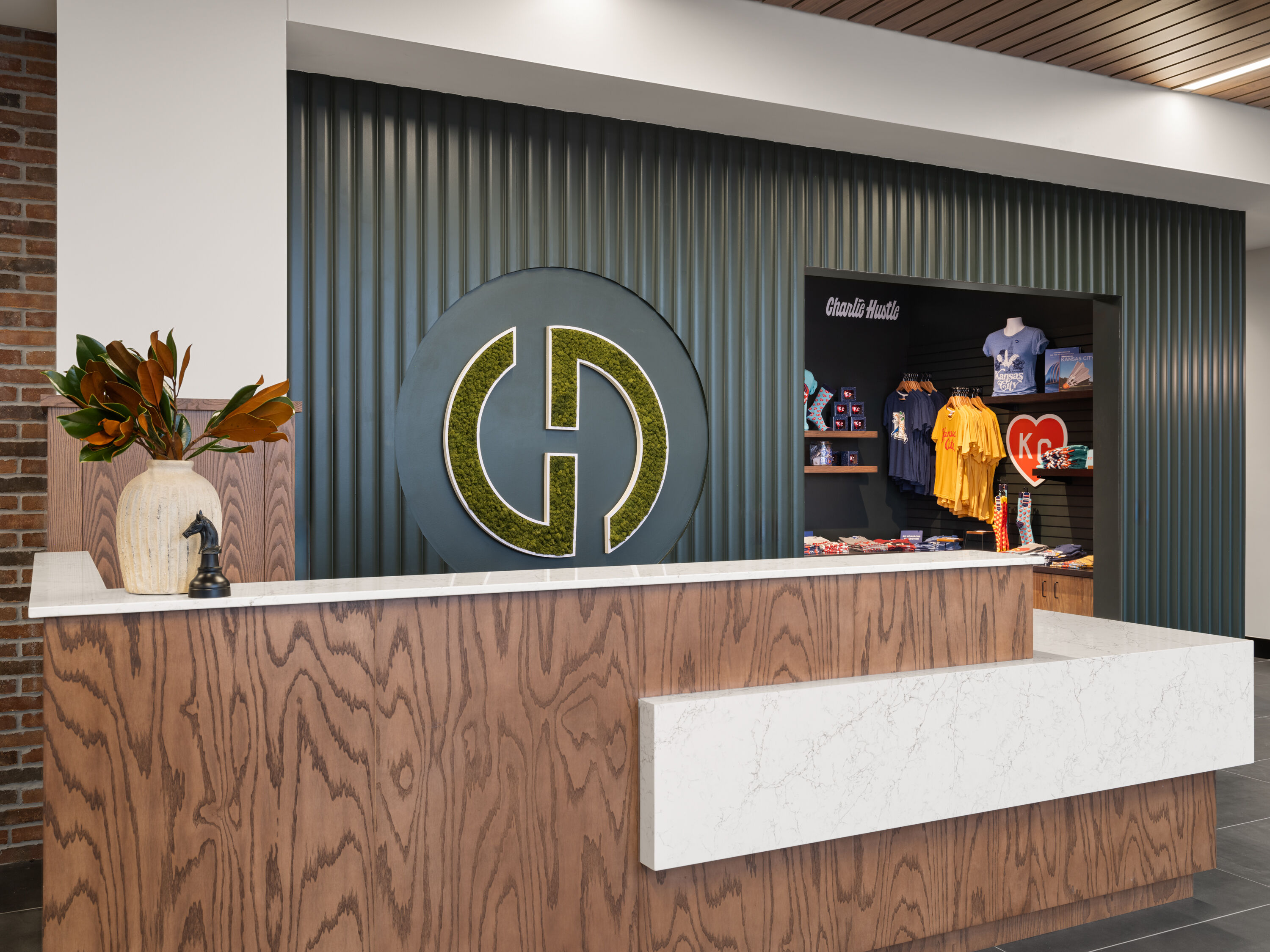 Origin Kansas City Riverfront, a Wyndham Hotel reception in Kansas City, Missouri