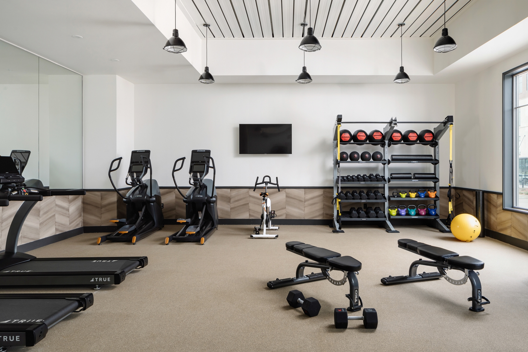 Fitness room at Hotel Tupelo, a Wyndham Hotel in Tupelo, Mississippi