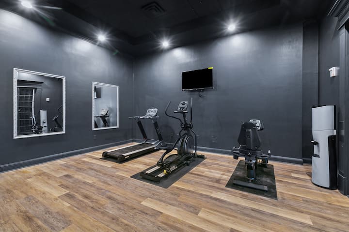 Fitness room at Mulberry, a Wyndham Hotel in Vicksburg, Mississippi