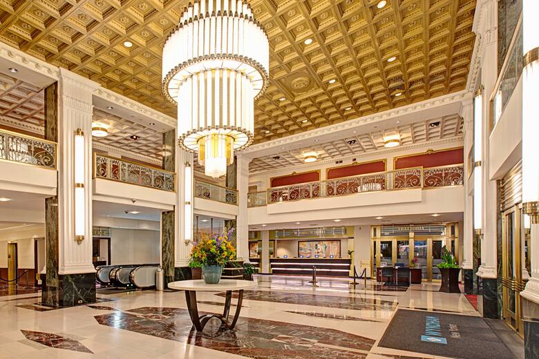 The New Yorker A Wyndham Hotel hotel lobby in New York, New York