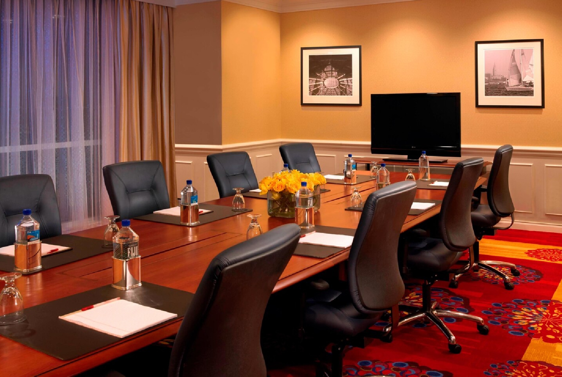 Meeting room at Wyndham Cleveland Airport in Cleveland, Ohio