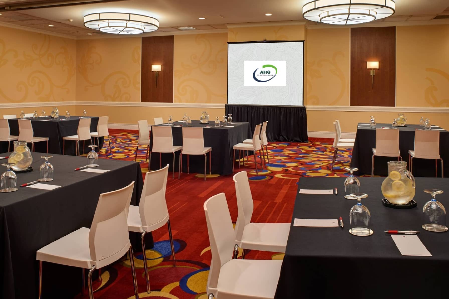 Meeting room at Wyndham Cleveland Airport in Cleveland, Ohio