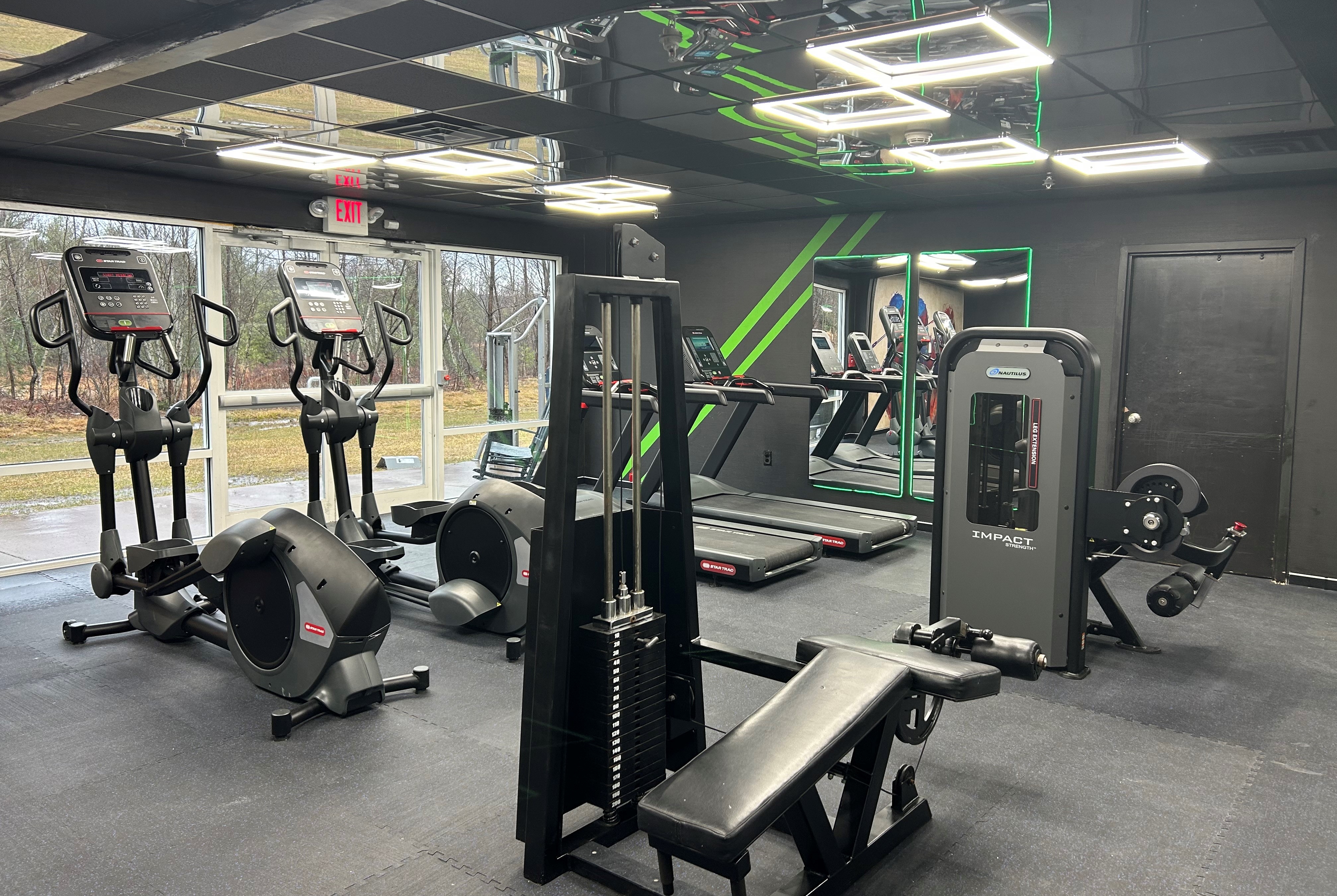 Fitness room at The Willowbrook Village at Lake Harmony, a Wyndham Hotel in Lake Harmony, Pennsylvania