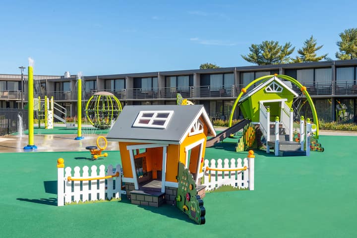 Family pool at the Wyndham Lancaster Resort and Convention Center in Lancaster, Pennsylvania