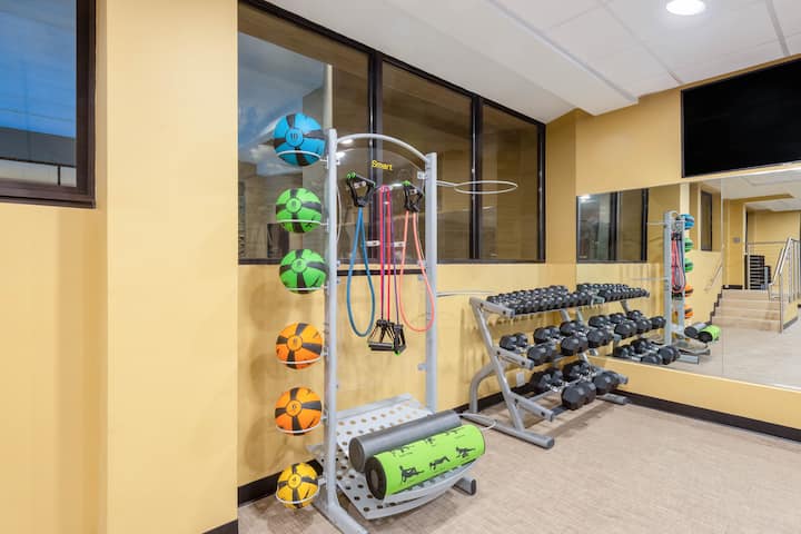 Fitness room feature at Wyndham Lancaster Resort and Convention Center in Lancaster, Pennsylvania