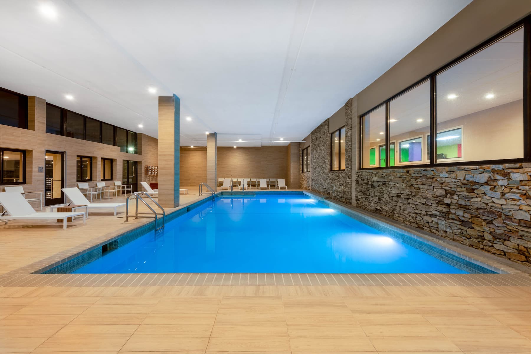 Indoor pool at the Wyndham Lancaster Resort and Convention Center in Lancaster, Pennsylvania