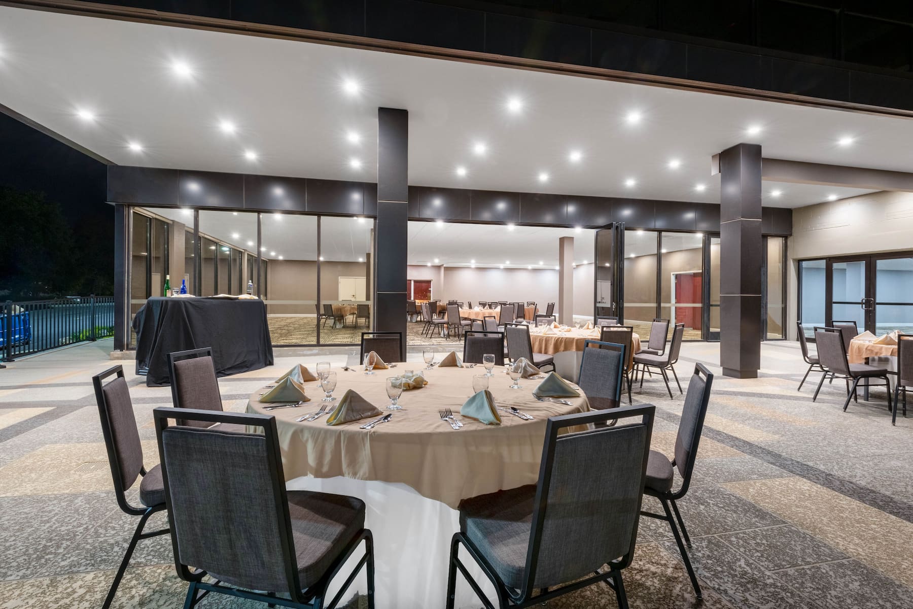 Bar patio at Wyndham Lancaster Resort and Convention Center in Lancaster, Pennsylvania