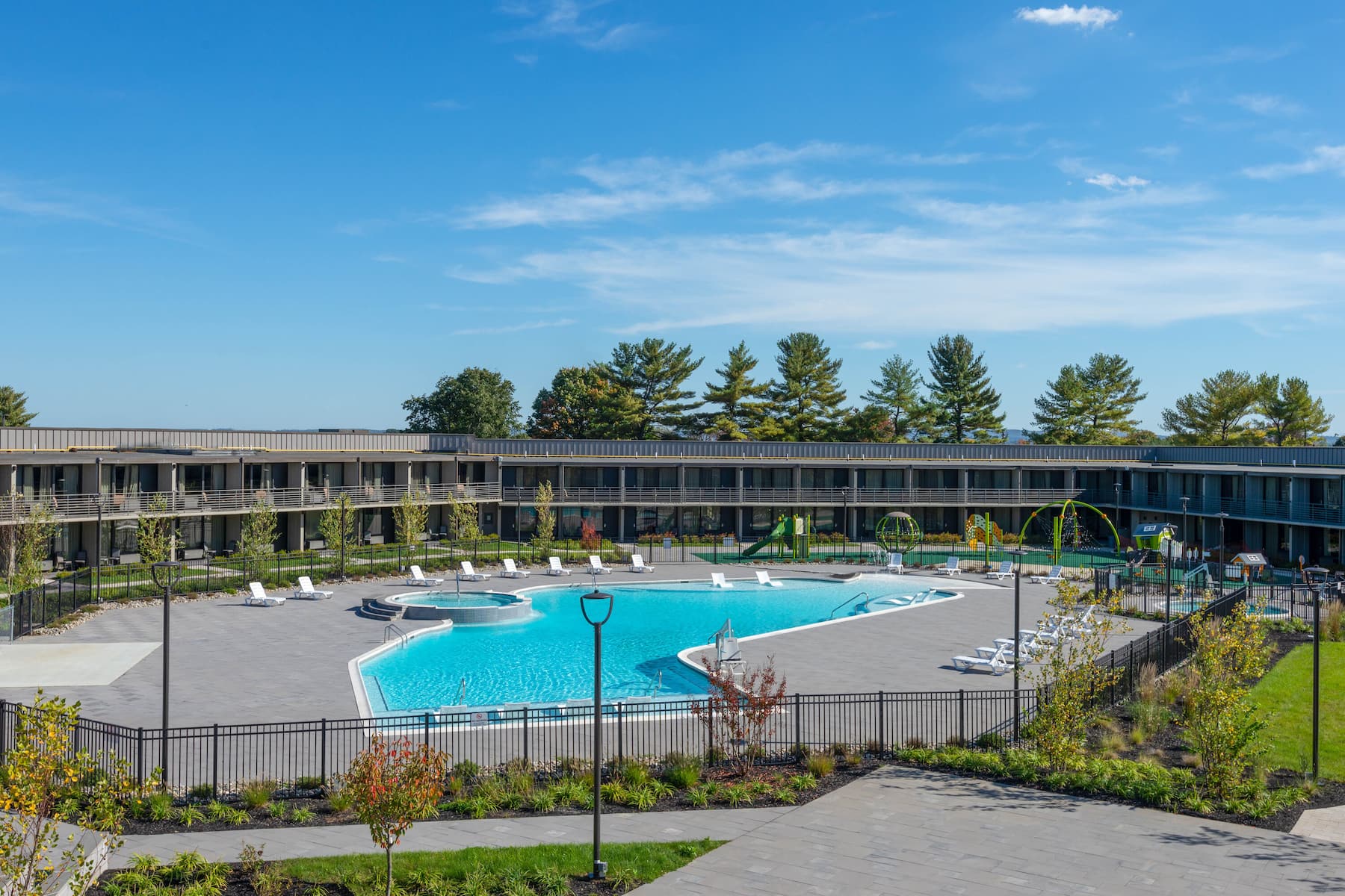 Pool at the Wyndham Lancaster Resort and Convention Center in Lancaster, Pennsylvania