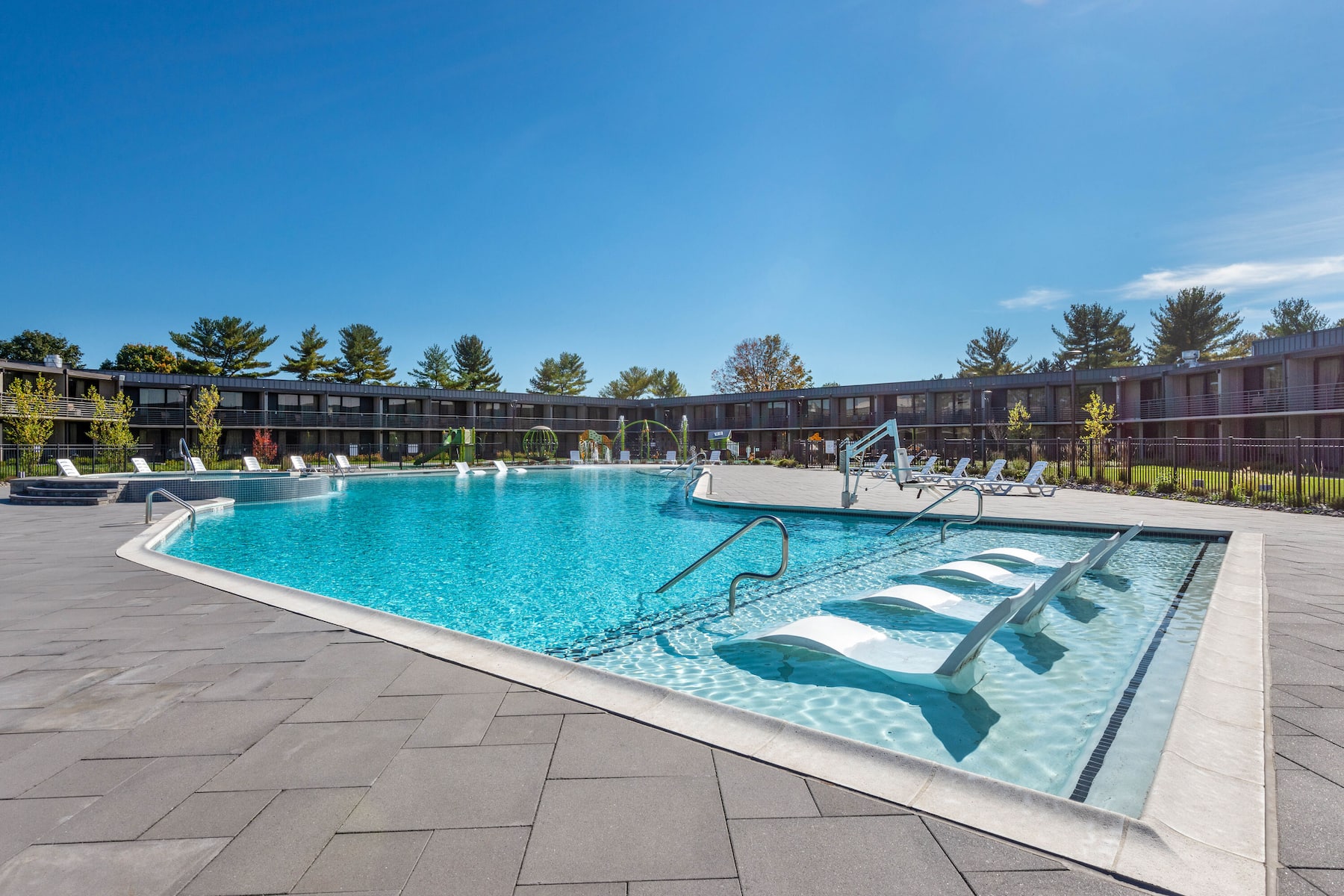 Pool at the Wyndham Lancaster Resort and Convention Center in Lancaster, Pennsylvania