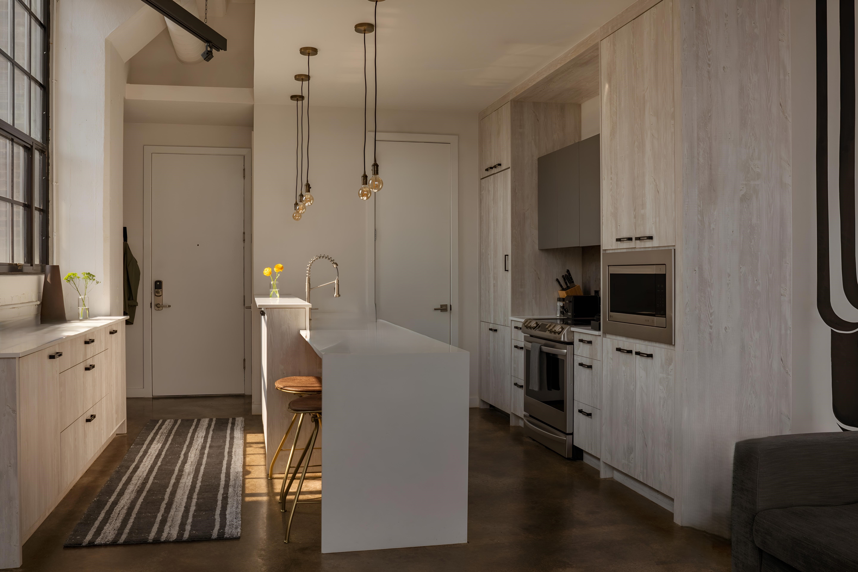 Guest room at the The Heid Lofts by Reside, a Wyndham Residence in Philadelphia, Pennsylvania