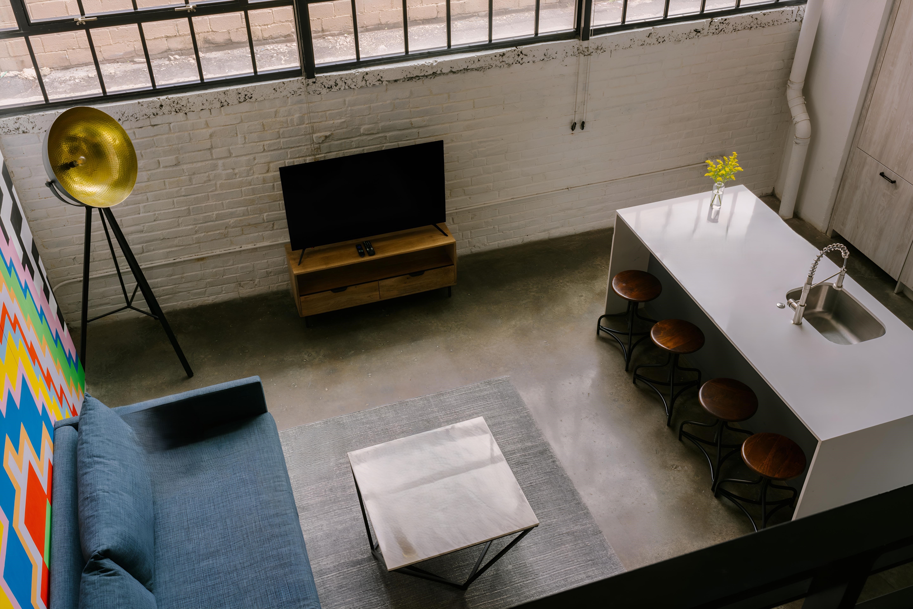 Guest room at the The Heid Lofts by Reside, a Wyndham Residence in Philadelphia, Pennsylvania