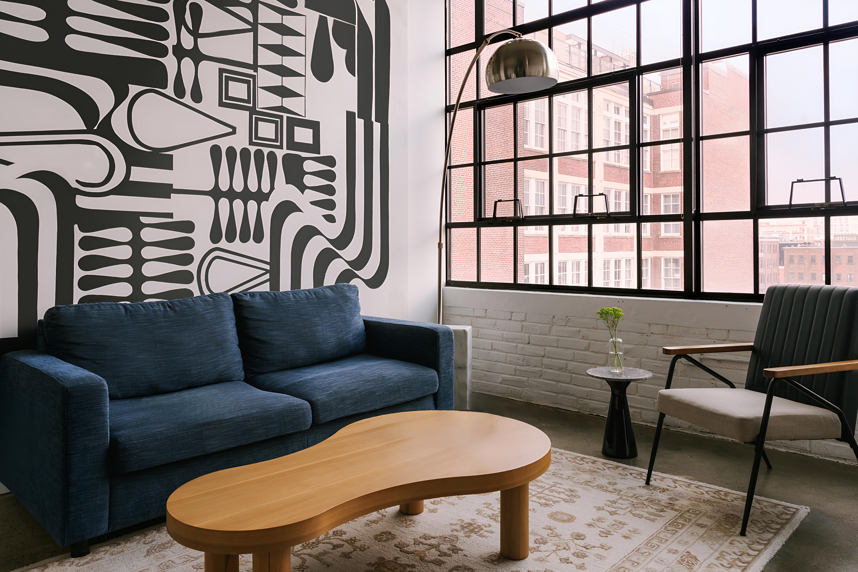 Guest room at the The Heid Lofts by Reside, a Wyndham Residence in Philadelphia, Pennsylvania