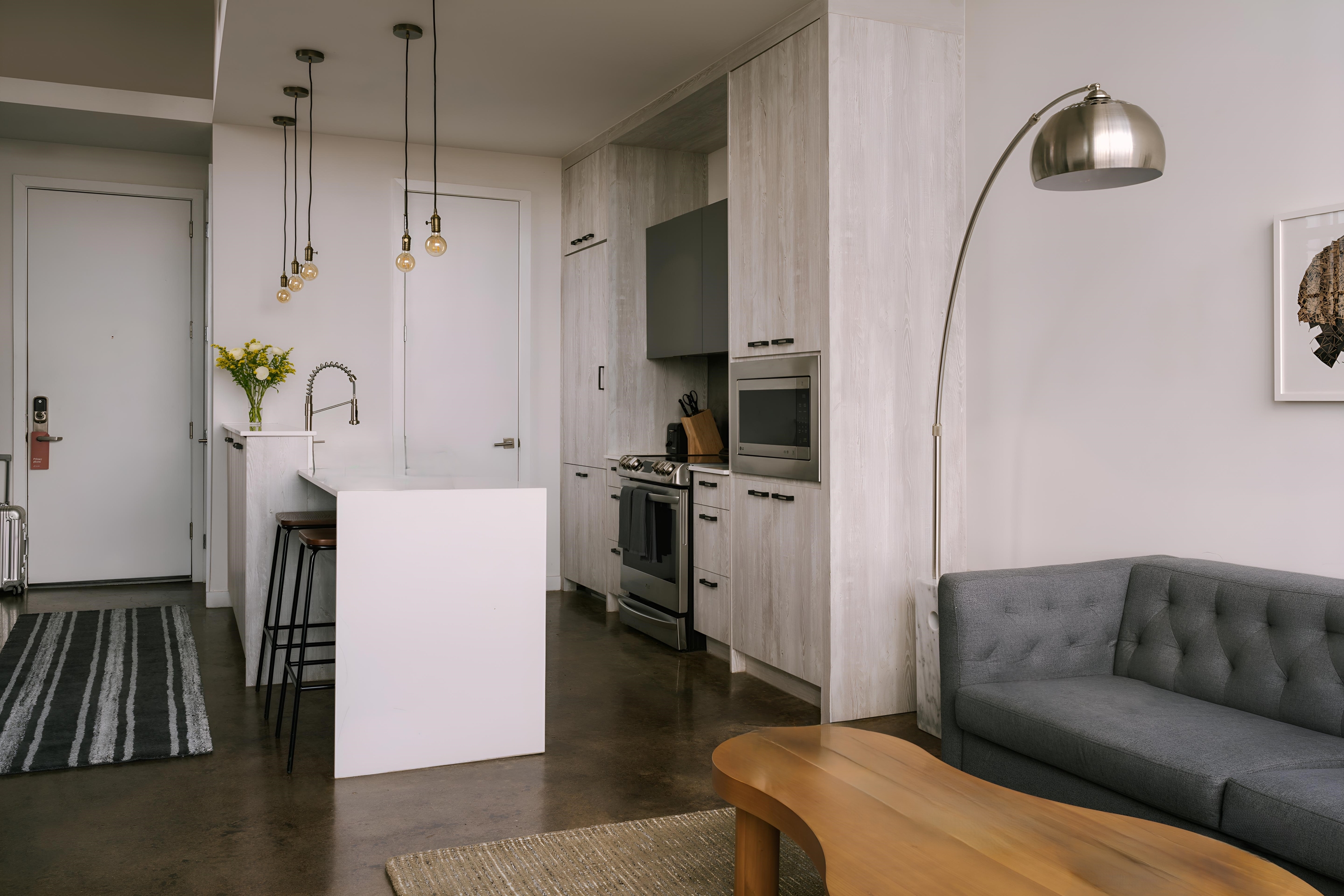 Guest room at the The Heid Lofts by Reside, a Wyndham Residence in Philadelphia, Pennsylvania