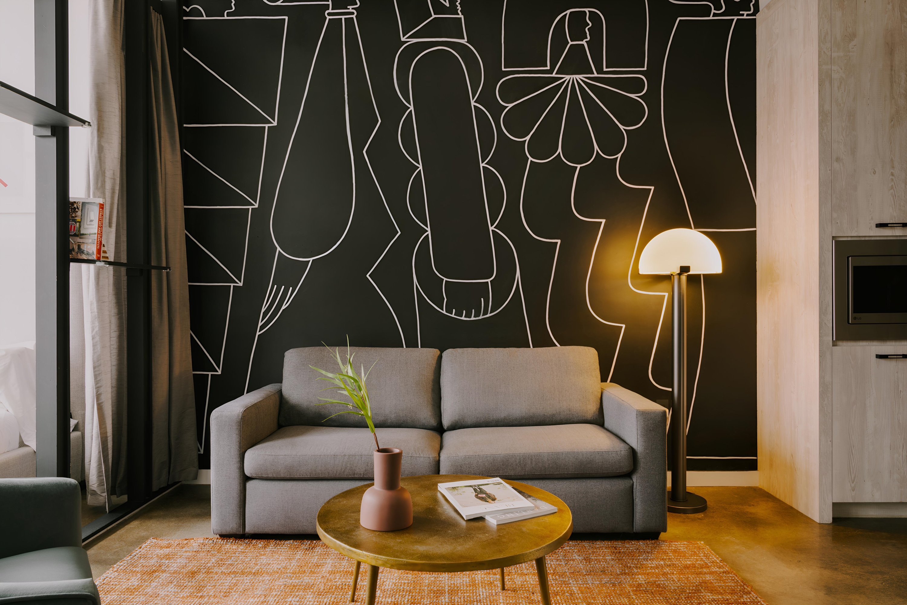 Guest room at the The Heid Lofts by Reside, a Wyndham Residence in Philadelphia, Pennsylvania