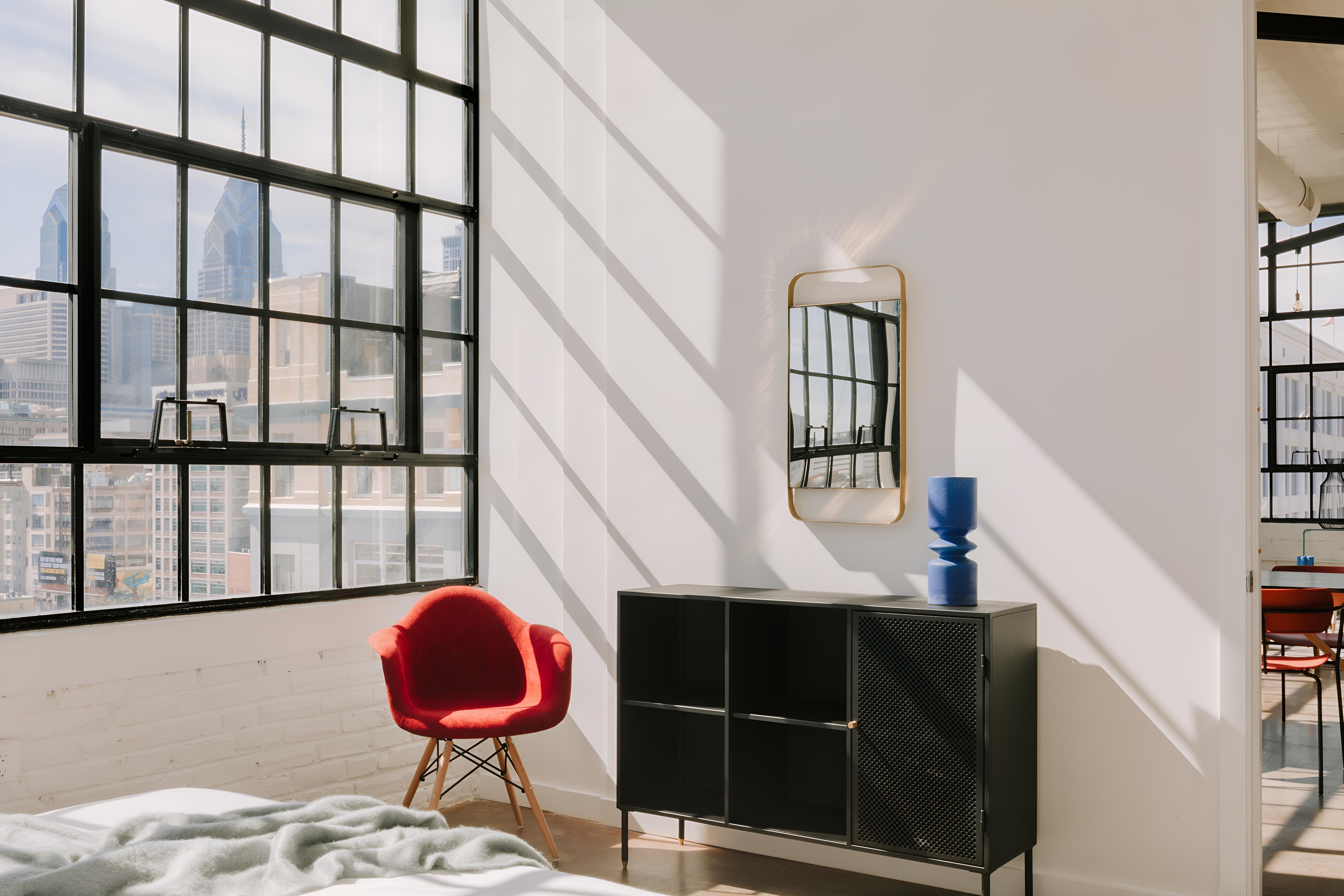 Guest room at the The Heid Lofts by Reside, a Wyndham Residence in Philadelphia, Pennsylvania