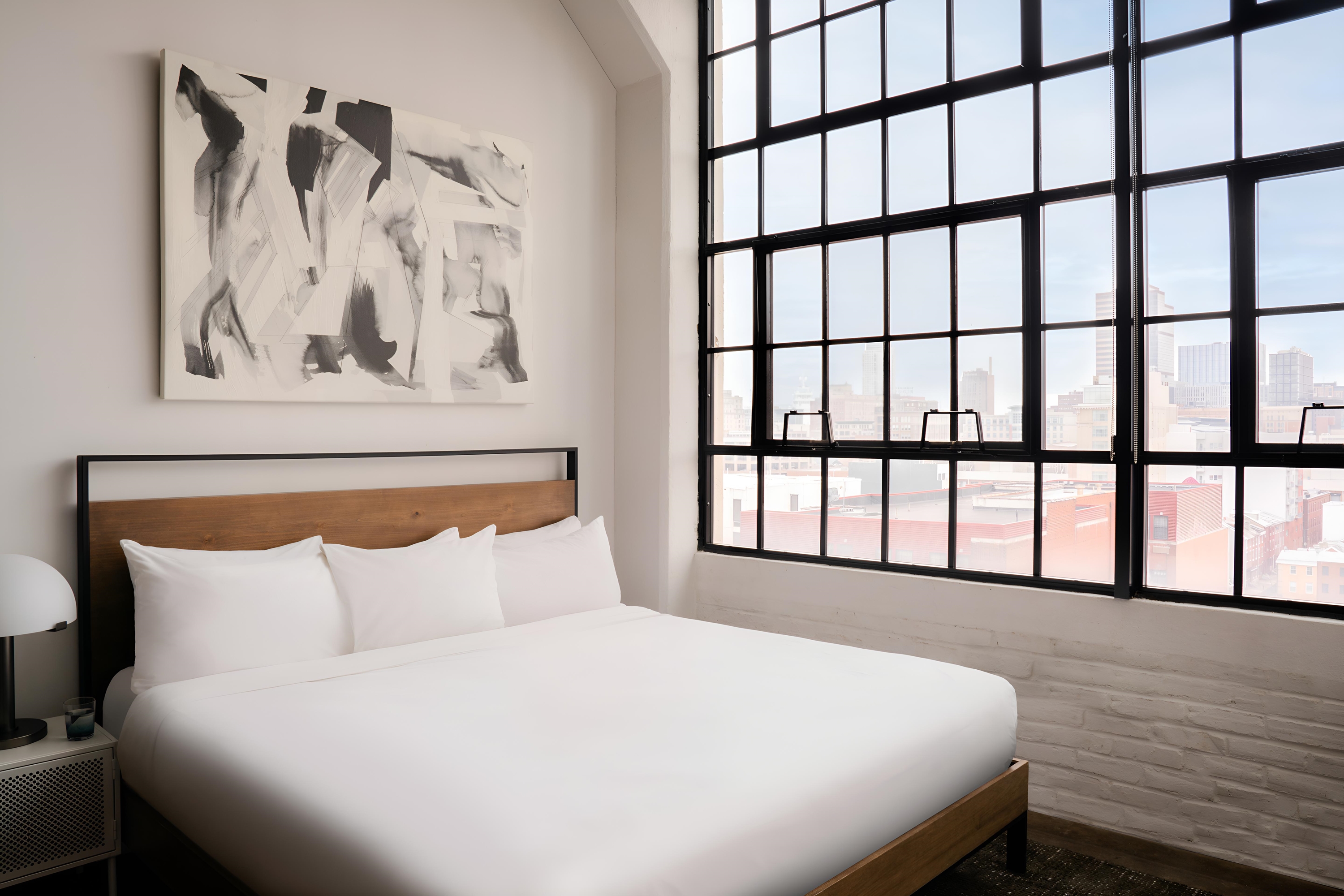 Guest room at the The Heid Lofts by Reside, a Wyndham Residence in Philadelphia, Pennsylvania