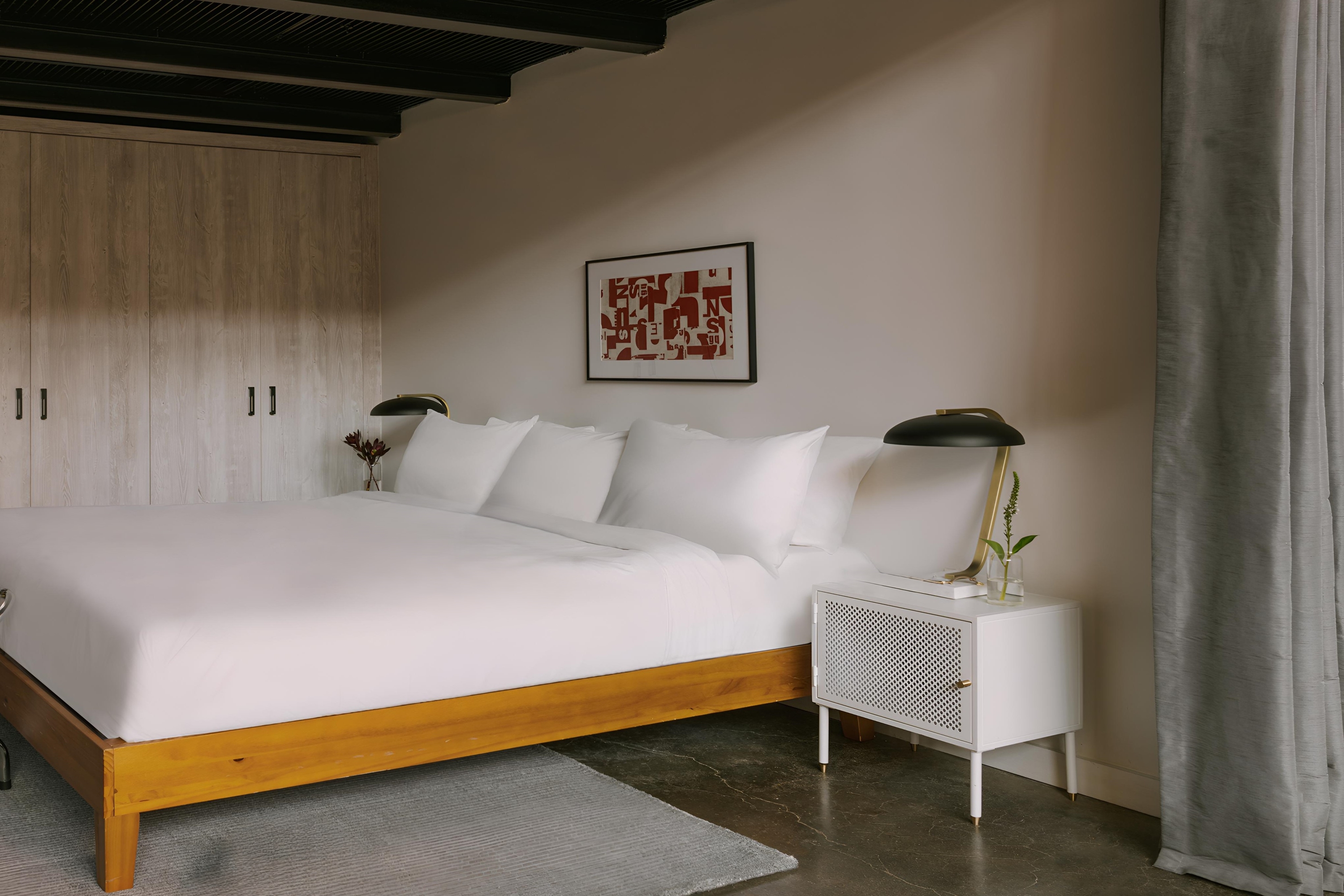 Guest room at the The Heid Lofts by Reside, a Wyndham Residence in Philadelphia, Pennsylvania
