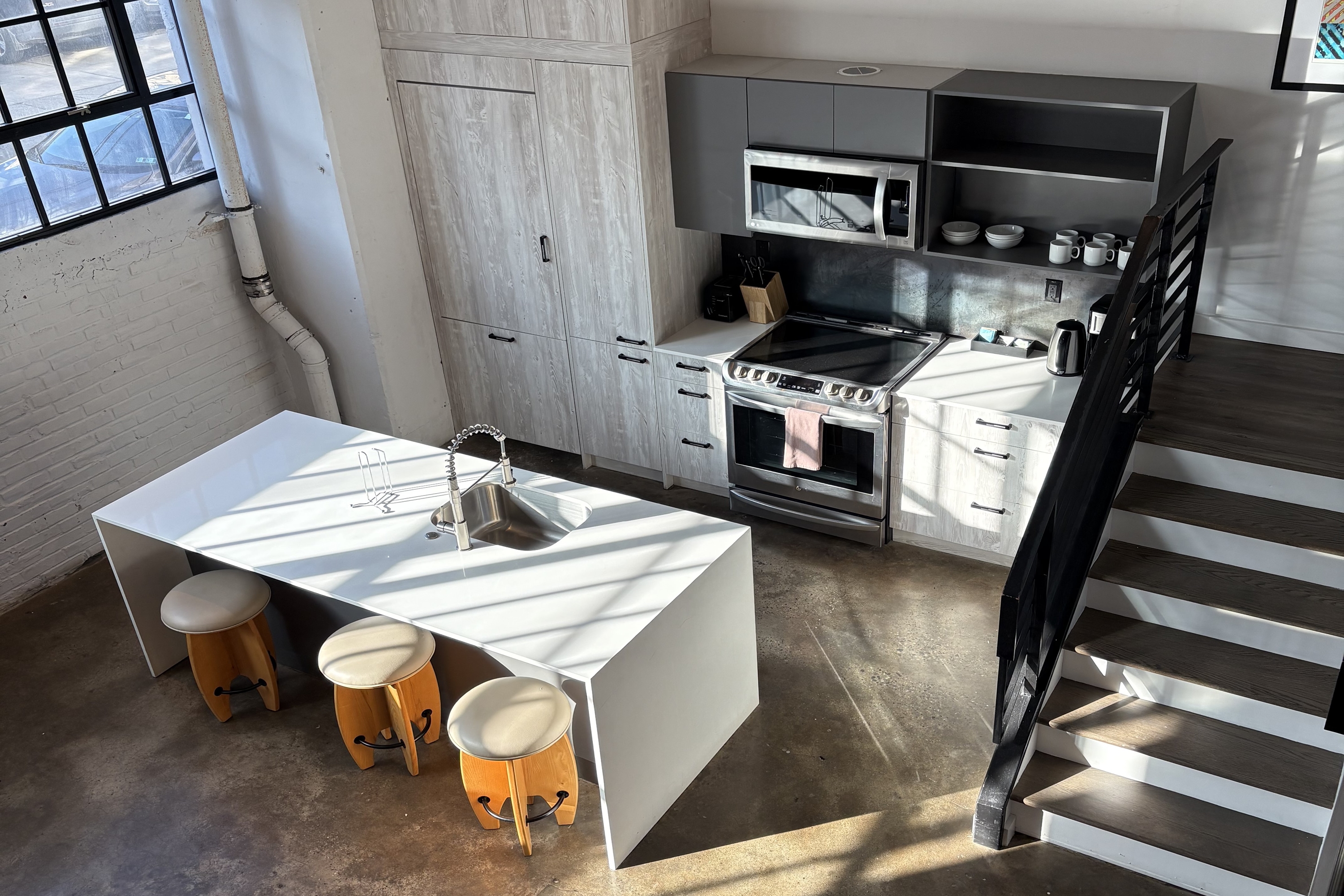 Guest room at the The Heid Lofts by Reside, a Wyndham Residence in Philadelphia, Pennsylvania