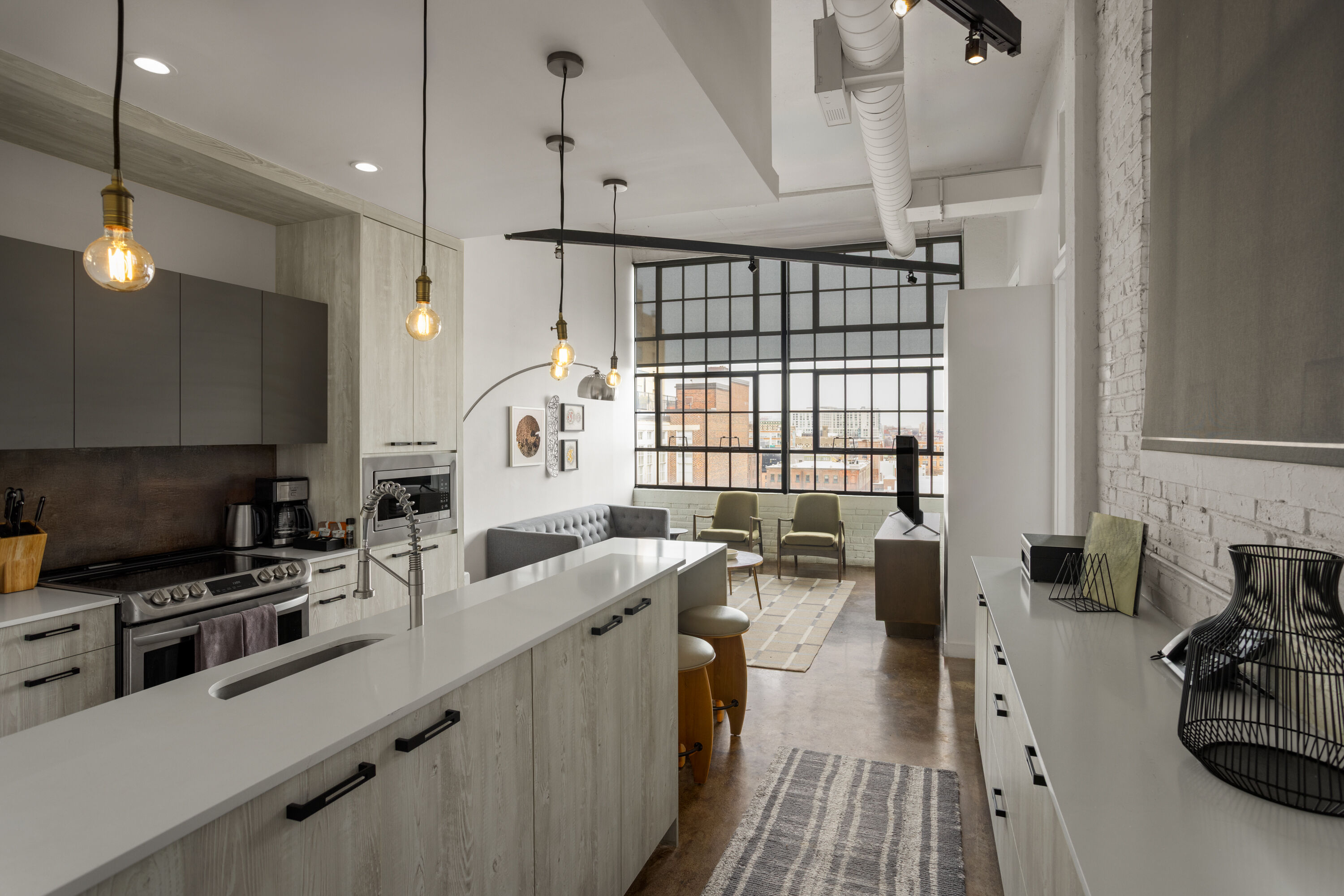 The Heid Lofts by Reside, a Wyndham Residence suite in Philadelphia, Pennsylvania