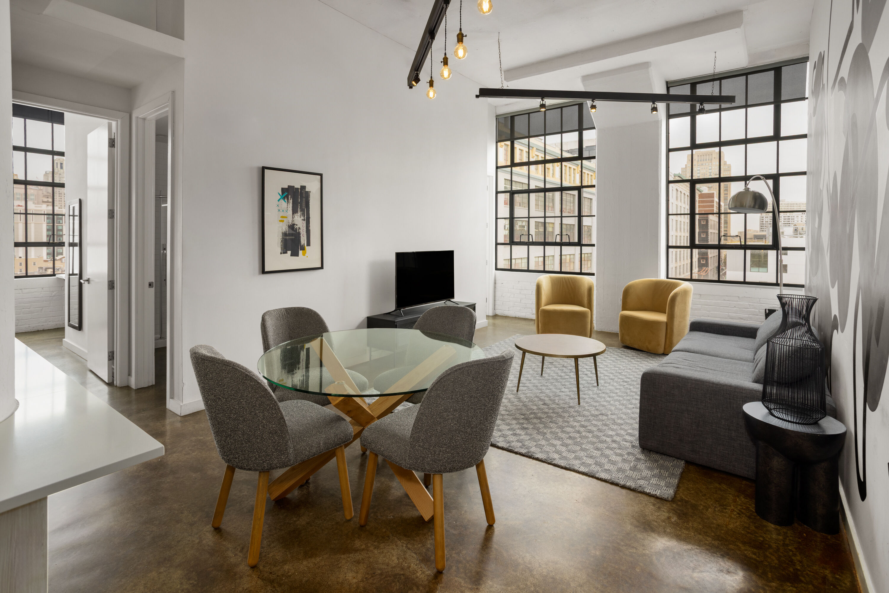 The Heid Lofts by Reside, a Wyndham Residence suite in Philadelphia, Pennsylvania