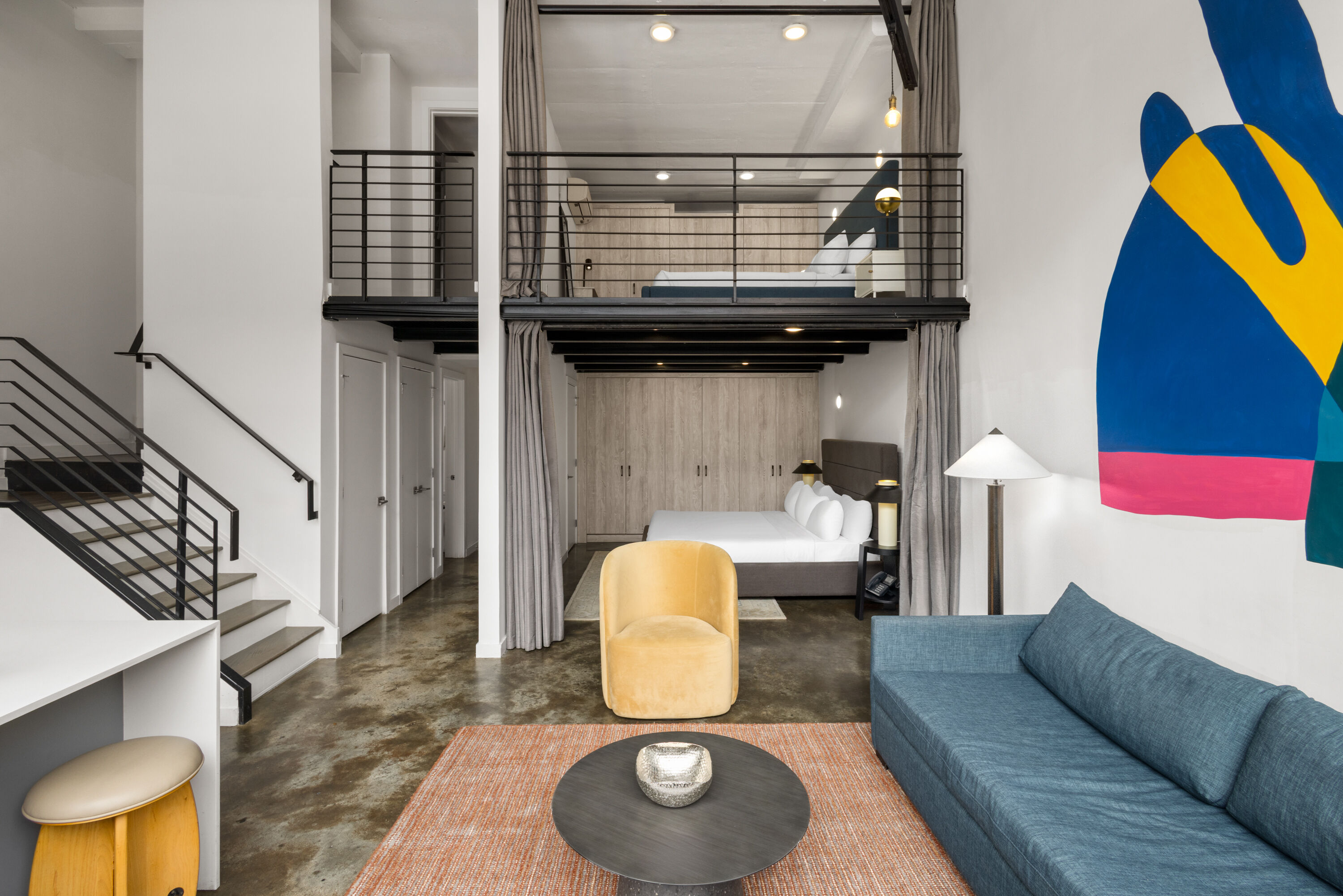 The Heid Lofts by Reside, a Wyndham Residence suite in Philadelphia, Pennsylvania