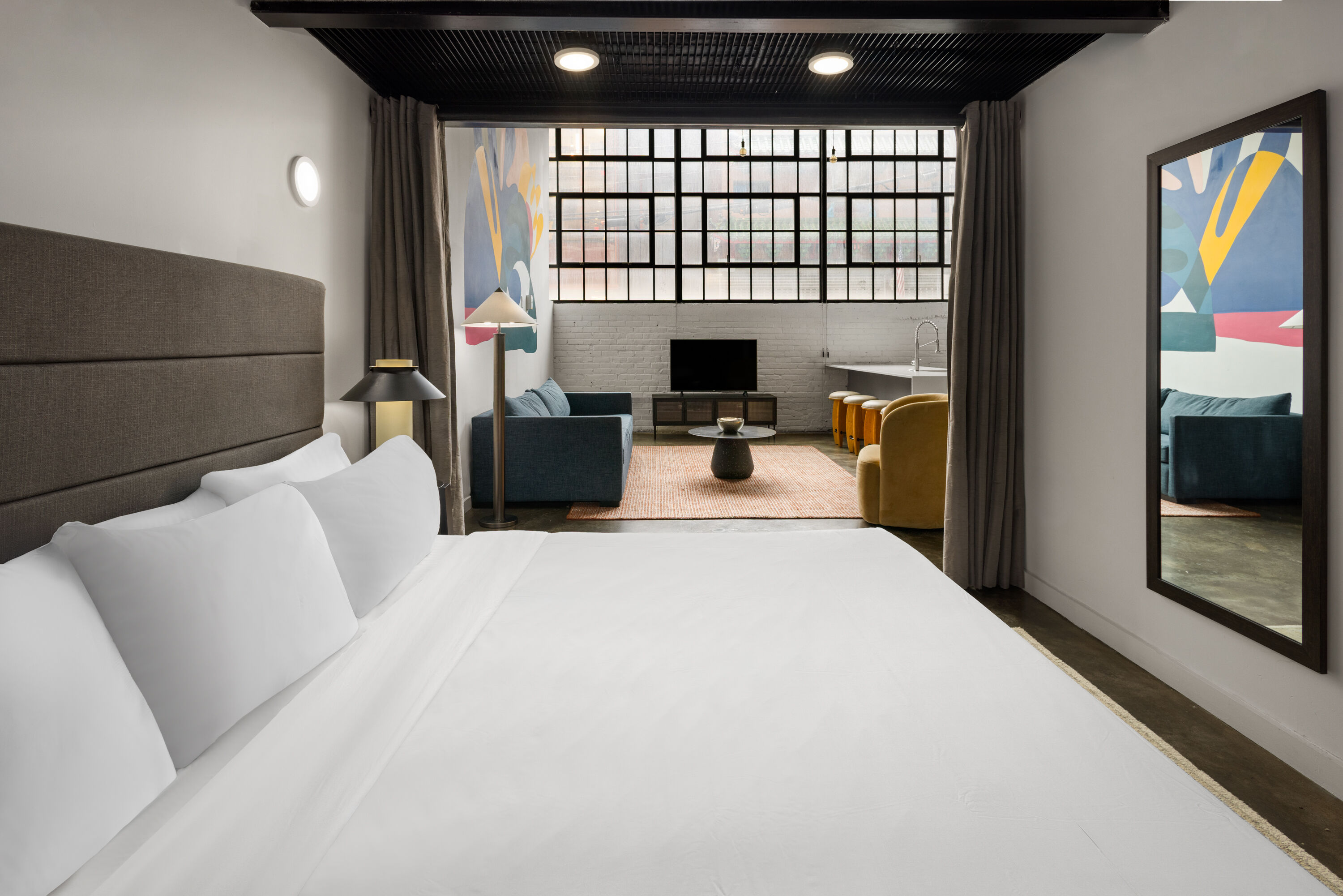 The Heid Lofts by Reside, a Wyndham Residence suite in Philadelphia, Pennsylvania