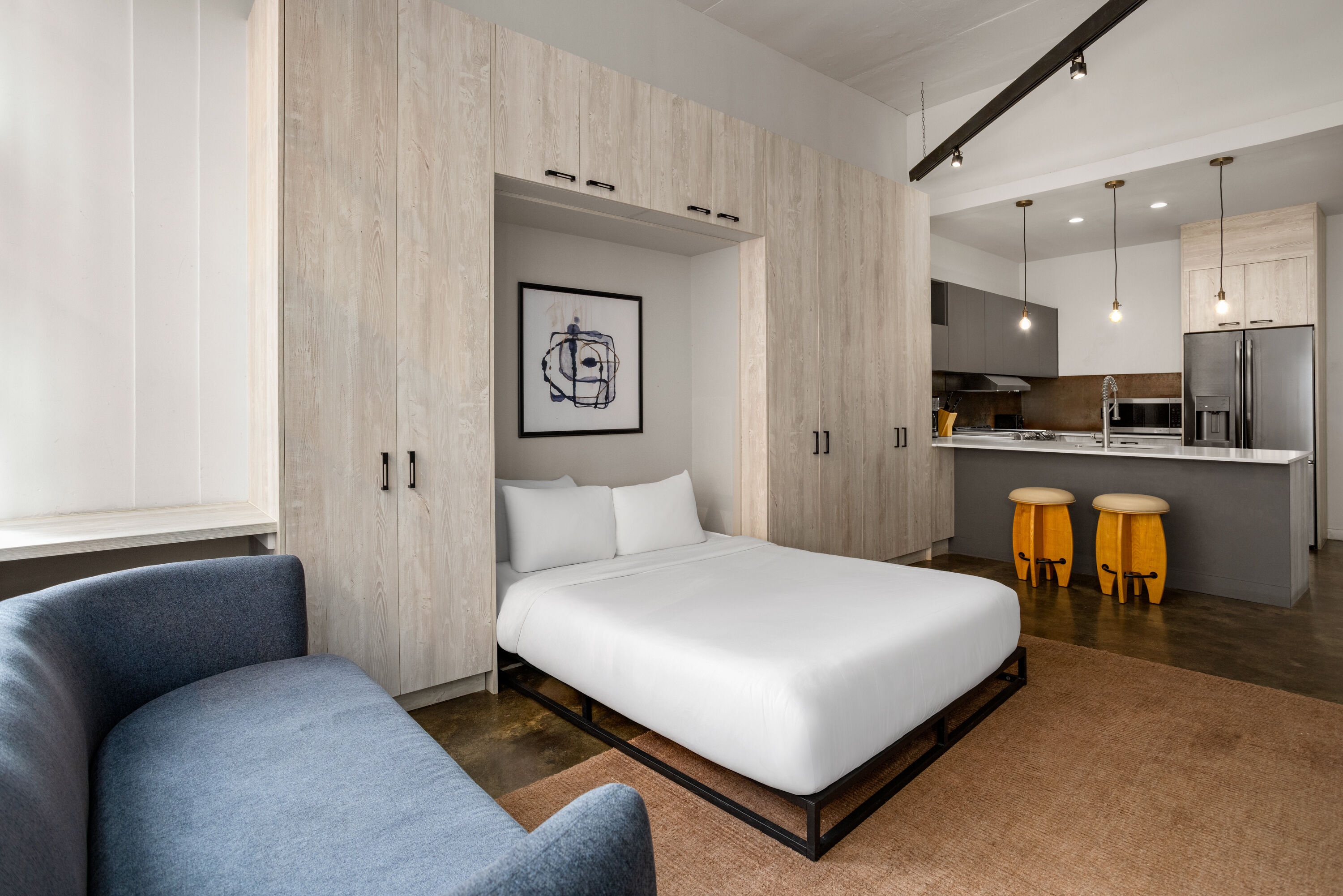 The Heid Lofts by Reside, a Wyndham Residence suite in Philadelphia, Pennsylvania