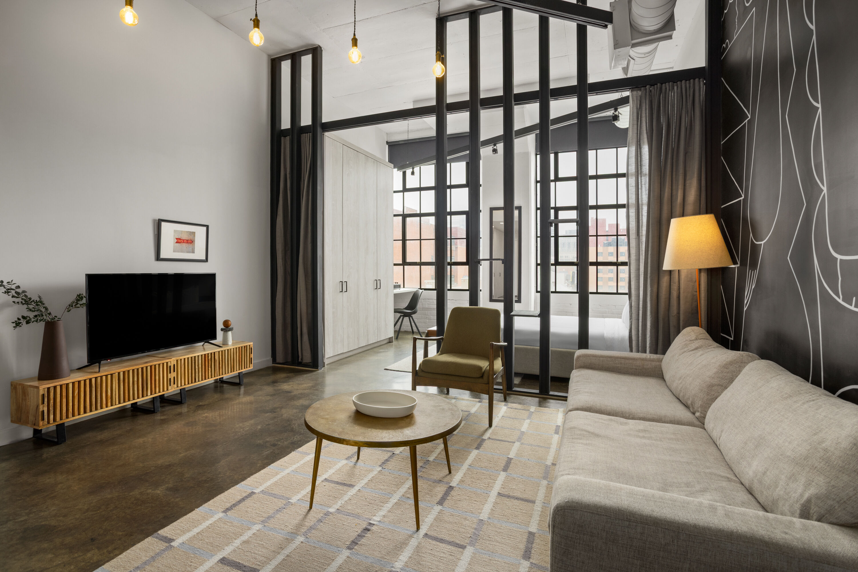 The Heid Lofts by Reside, a Wyndham Residence suite in Philadelphia, Pennsylvania
