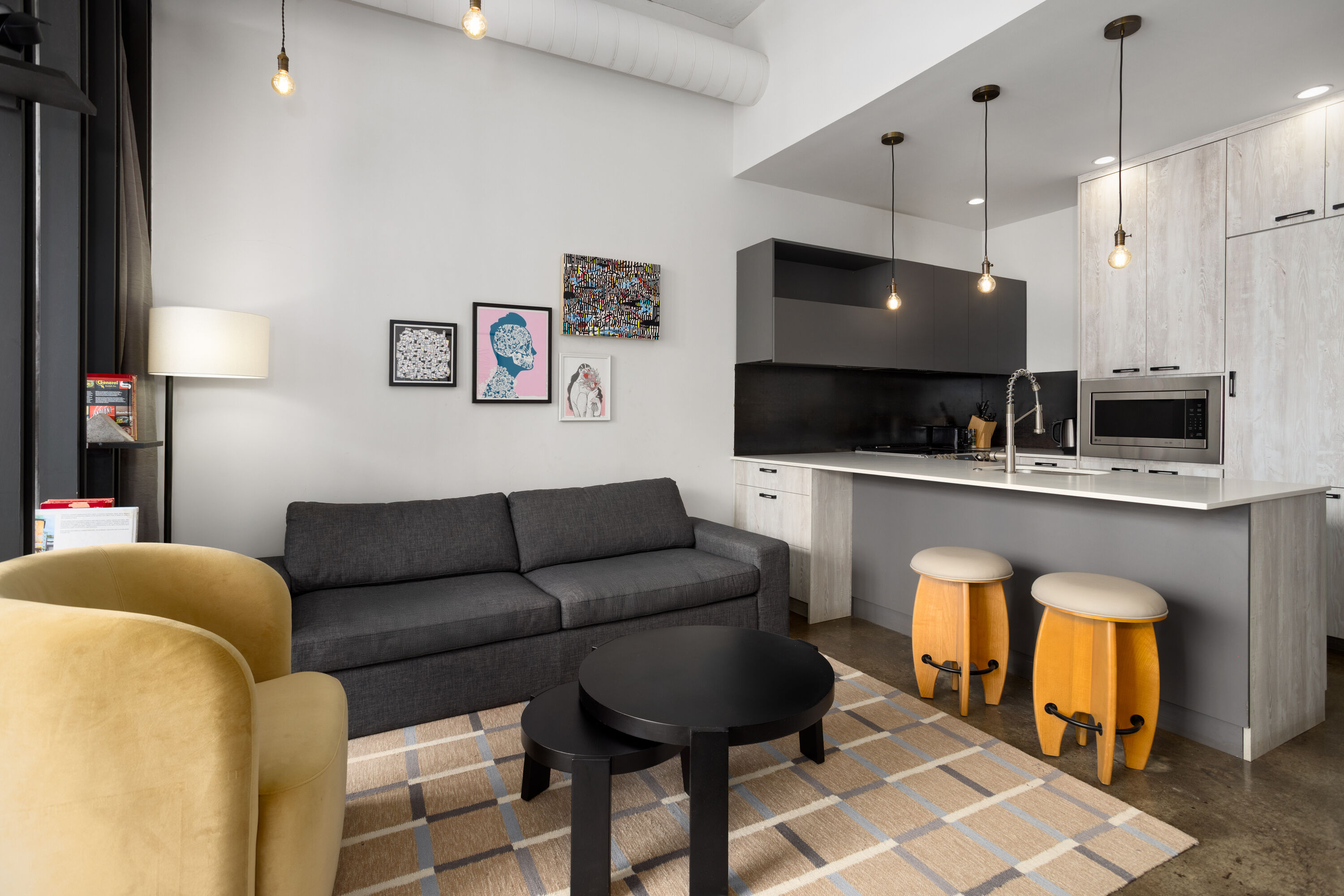 The Heid Lofts by Reside, a Wyndham Residence suite in Philadelphia, Pennsylvania